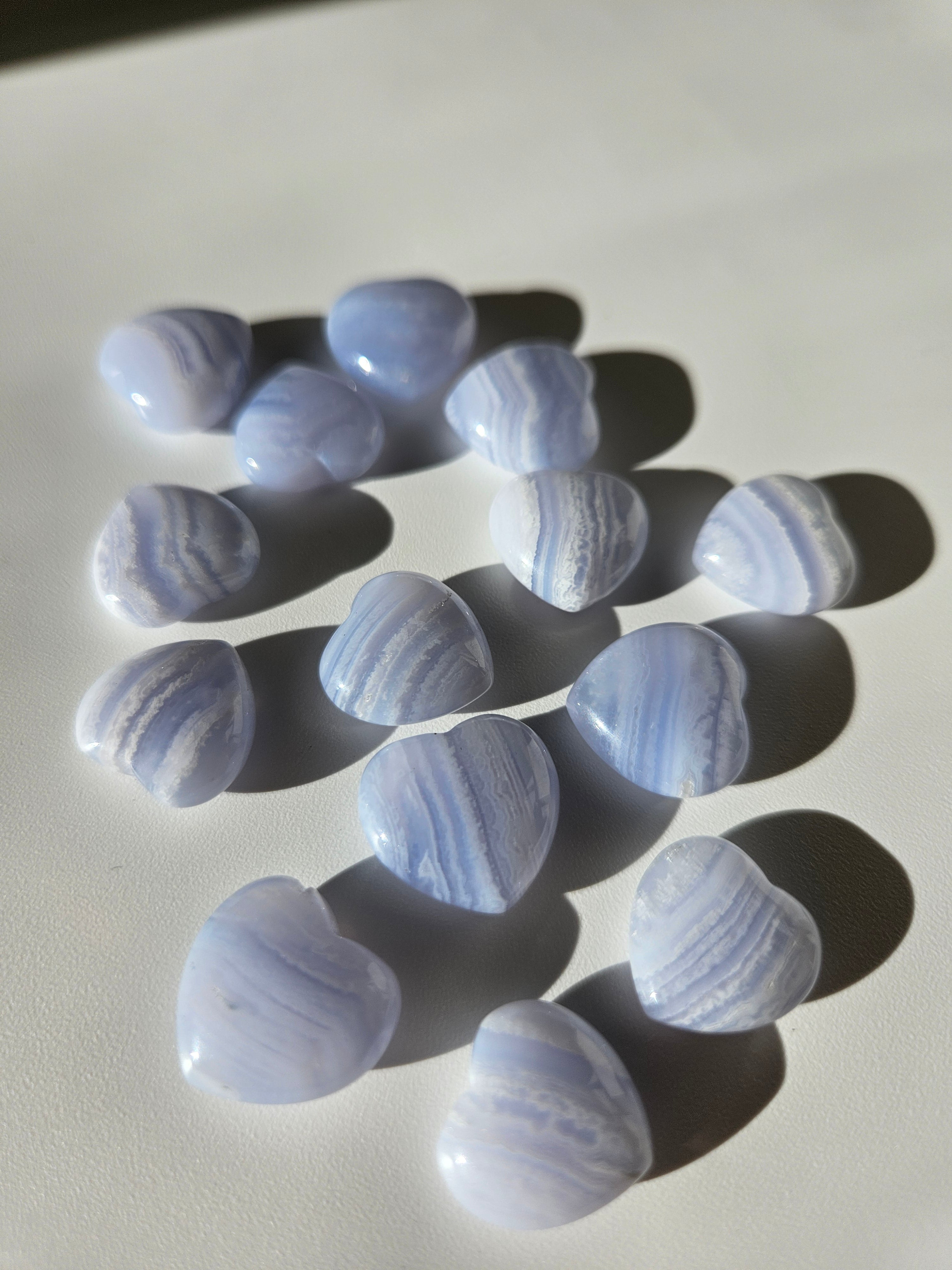 Blue Lace Agate Mini Heart