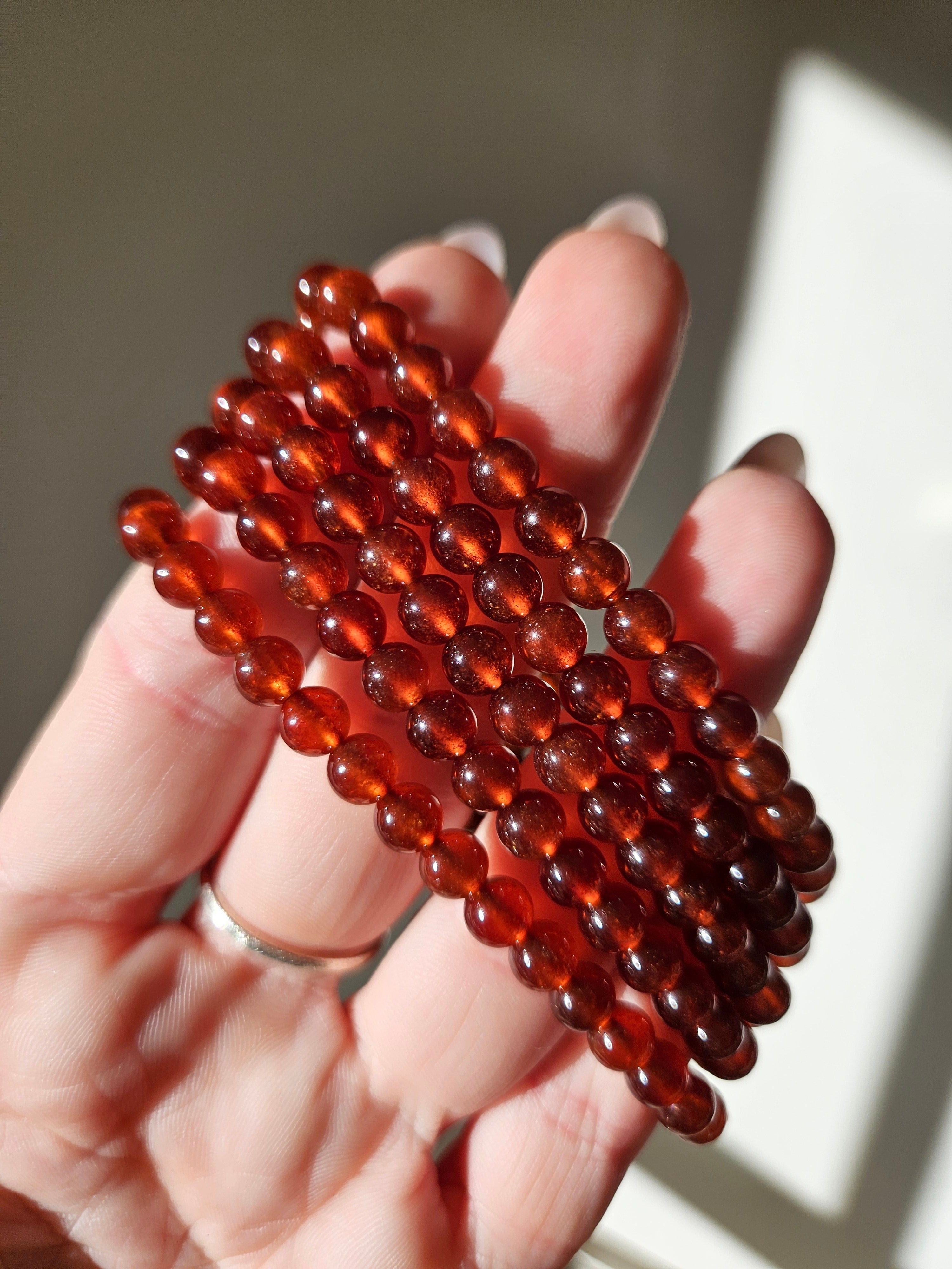 Manderin Garnet bracelet | 6mm