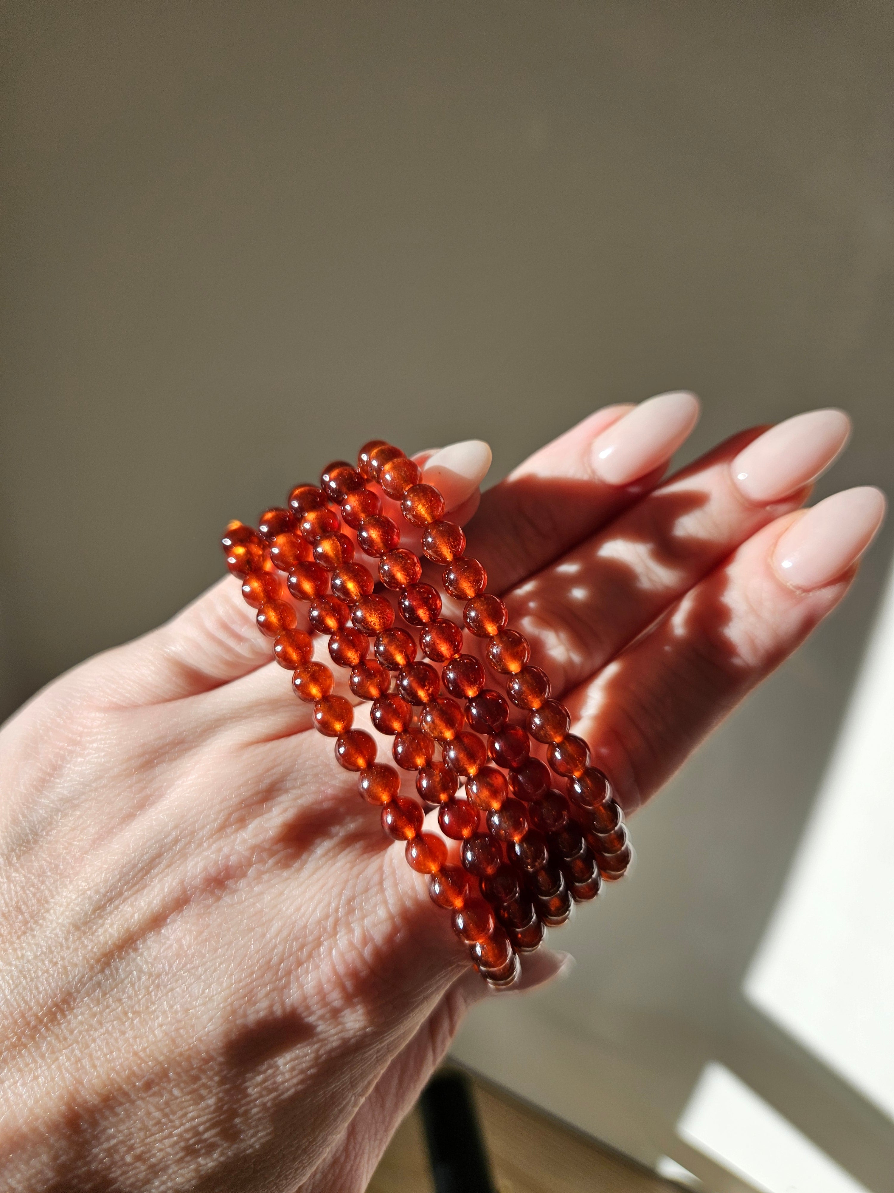 Manderin Garnet bracelet | 6mm