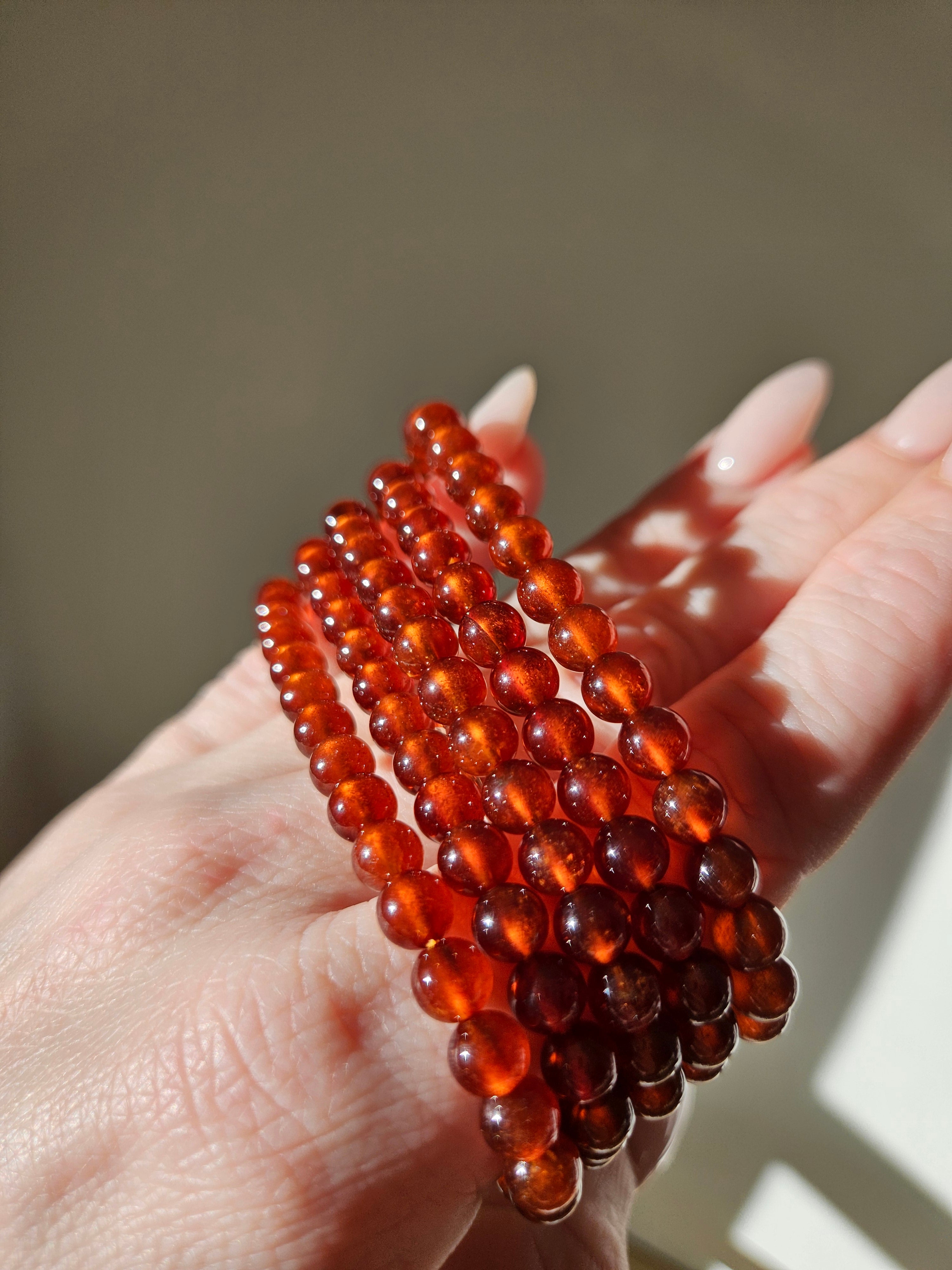 Manderin Garnet bracelet | 6mm