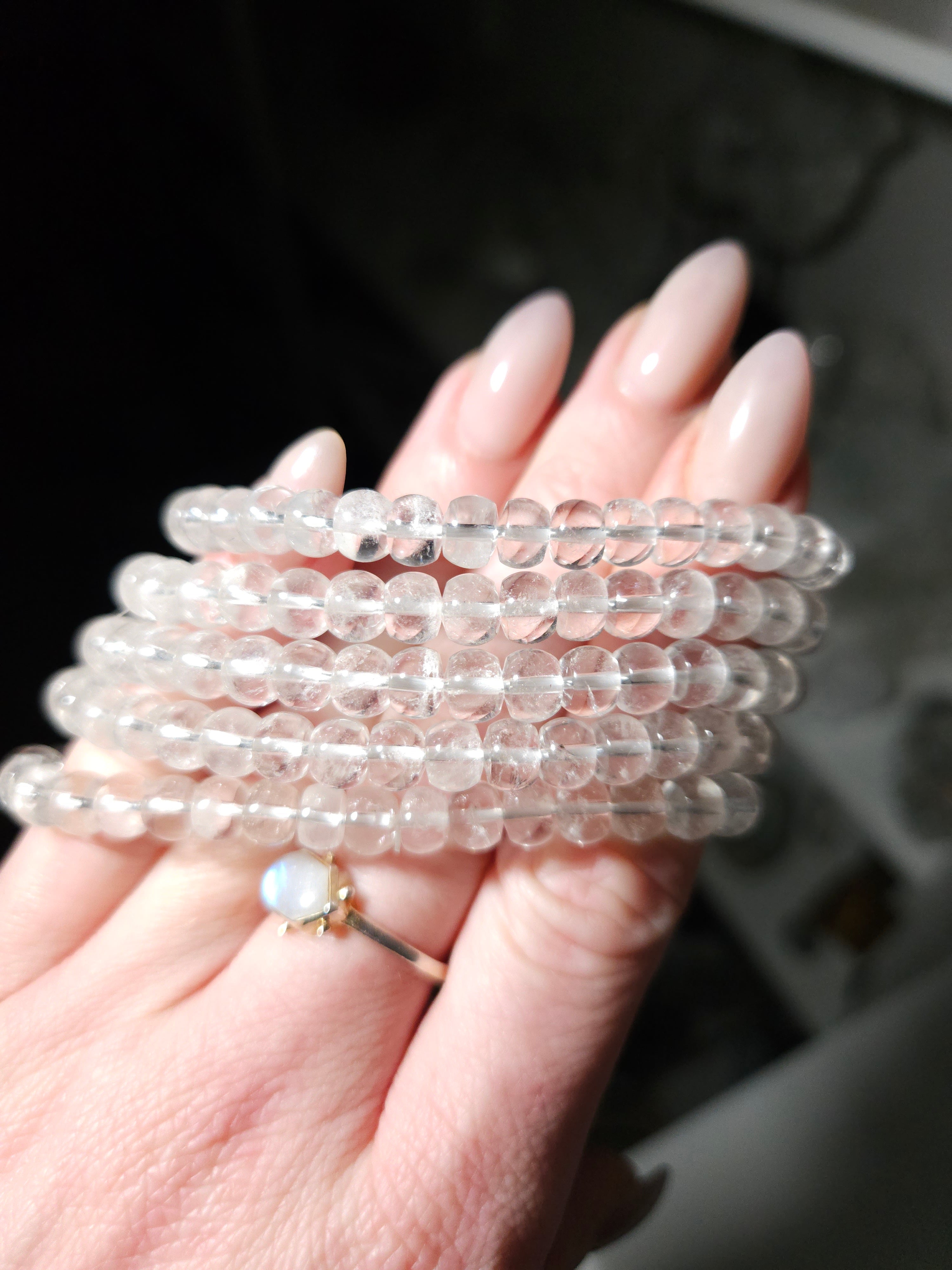 Quartz oval bracelet | 6mm