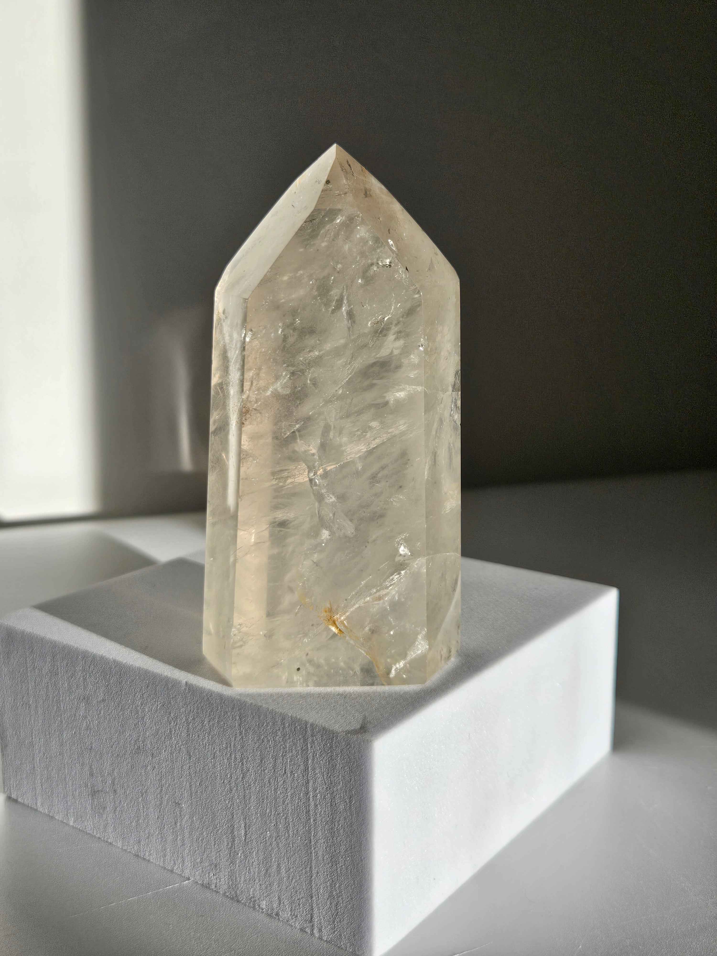 Smoky Girasol Quartz Tower 005