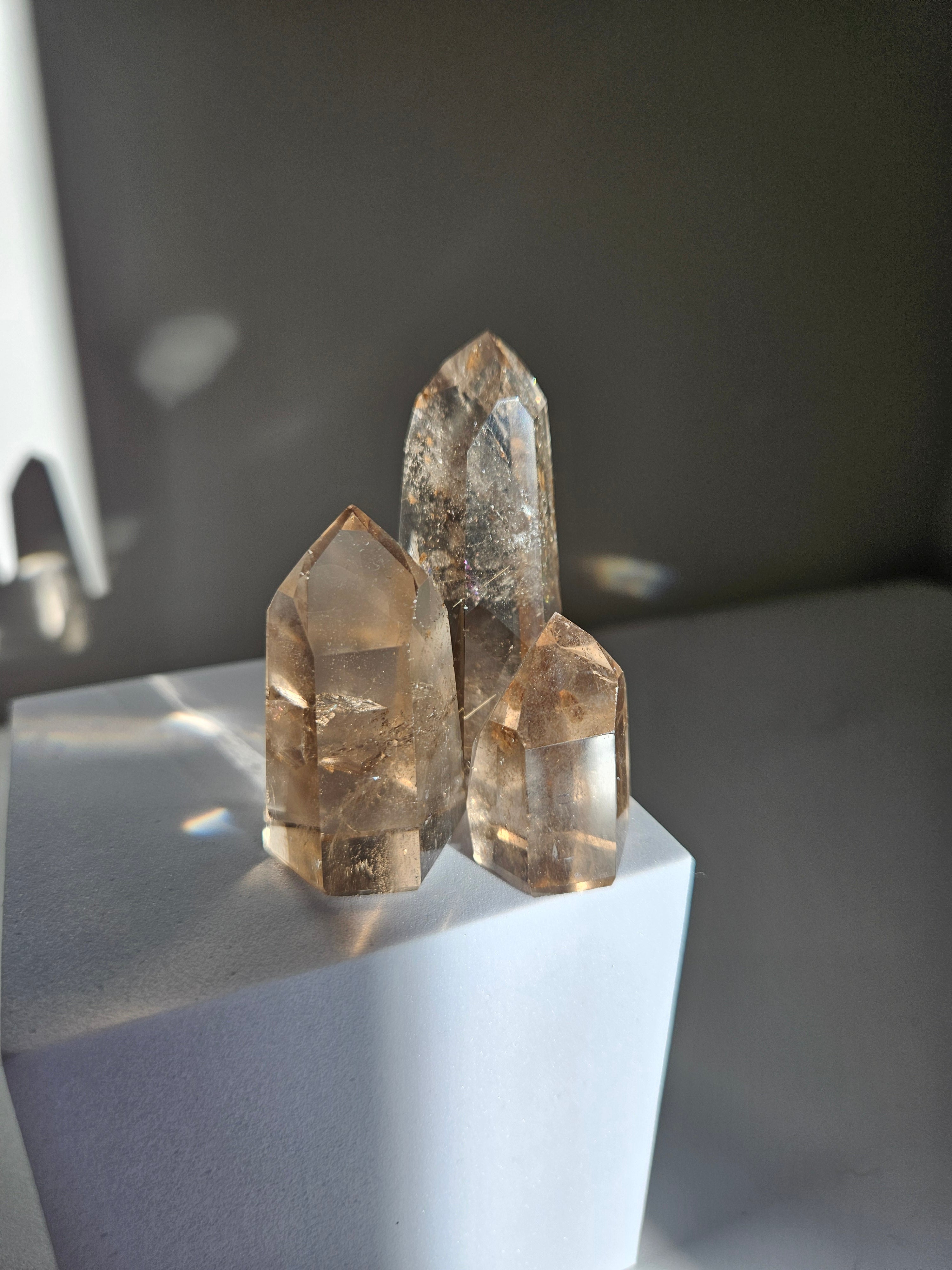 Smoky Quartz Tower Set 003