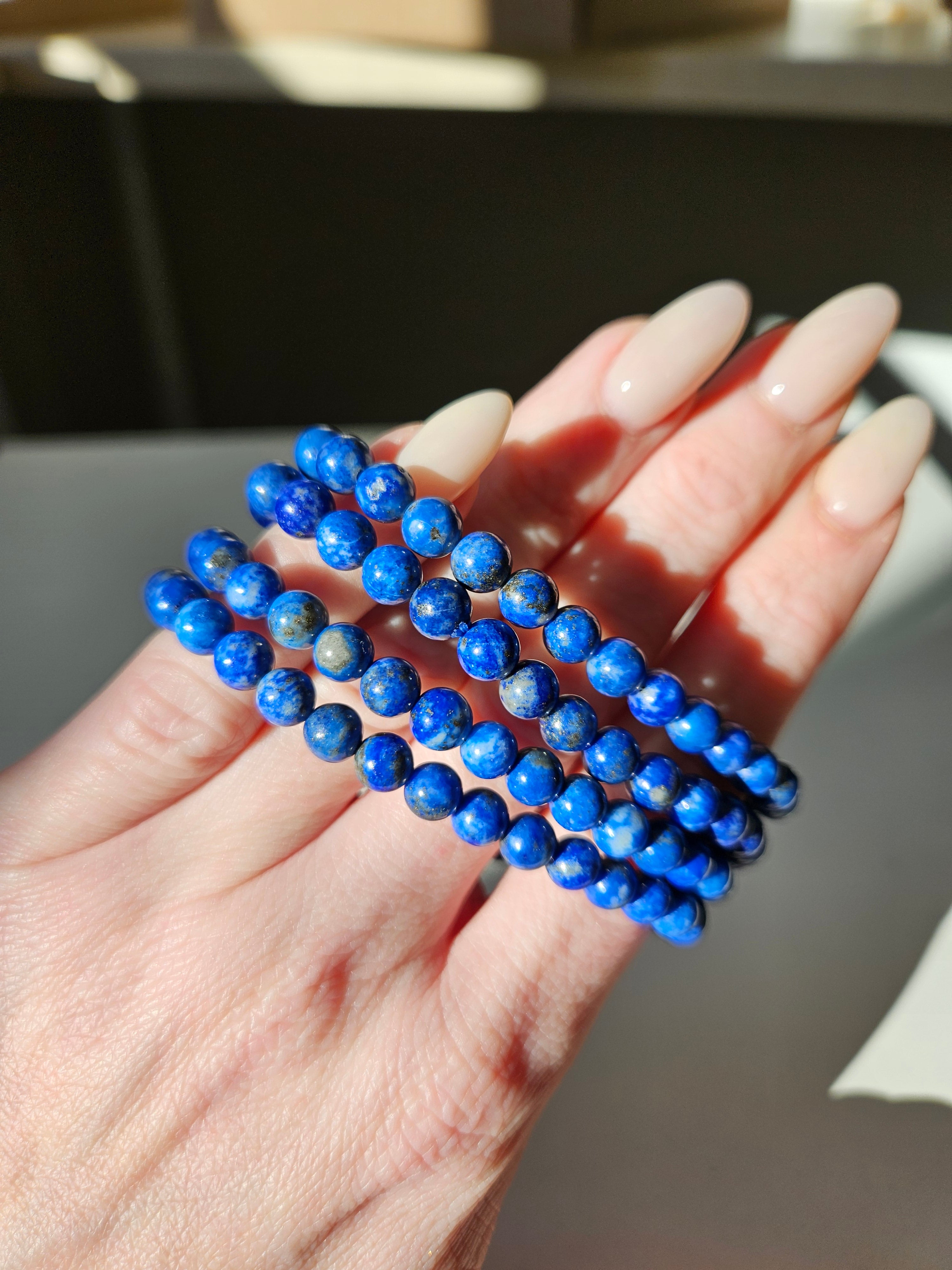 Lapis bracelet | 6mm