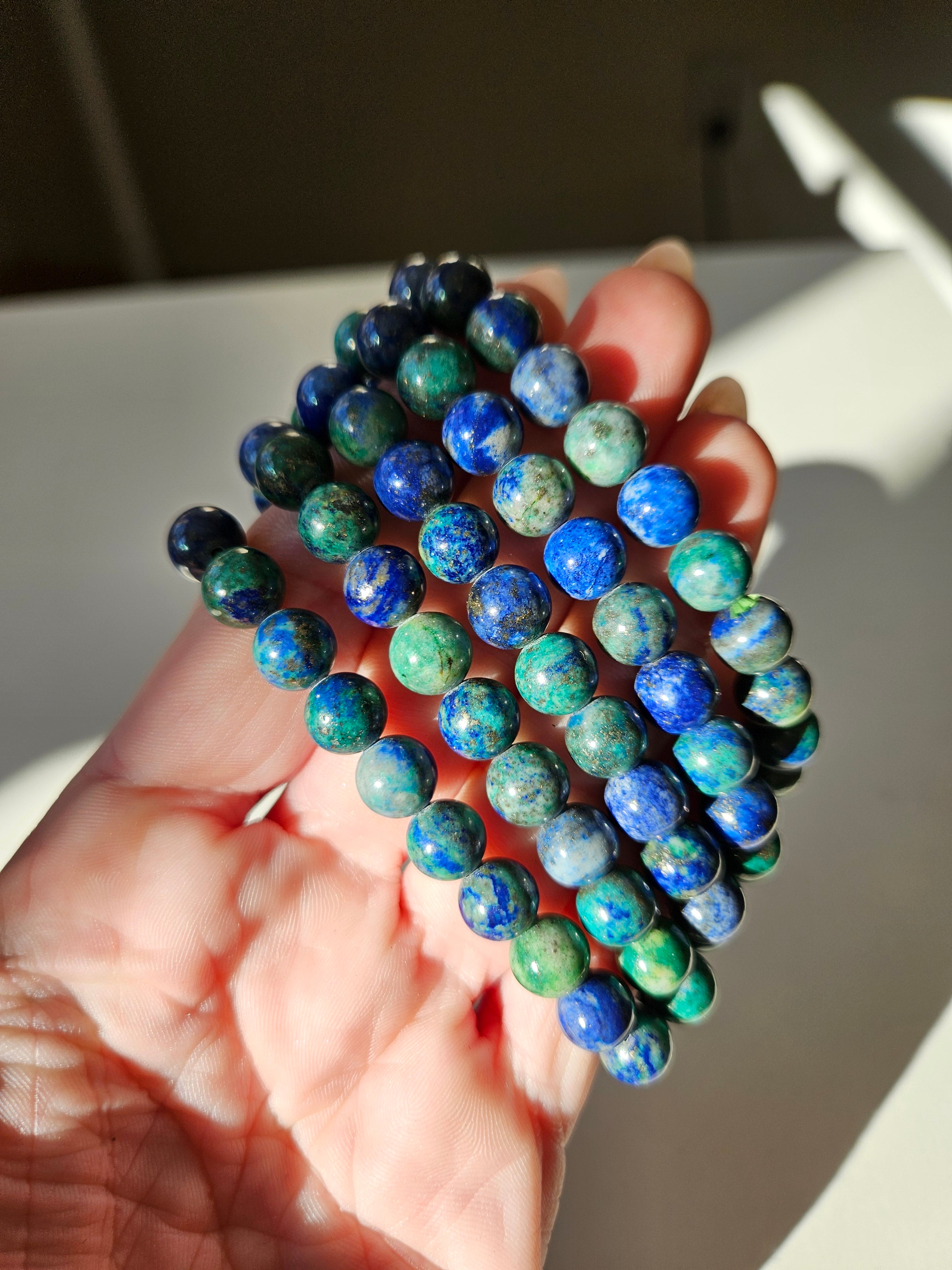 Azurite x Malachite bracelet | 8mm