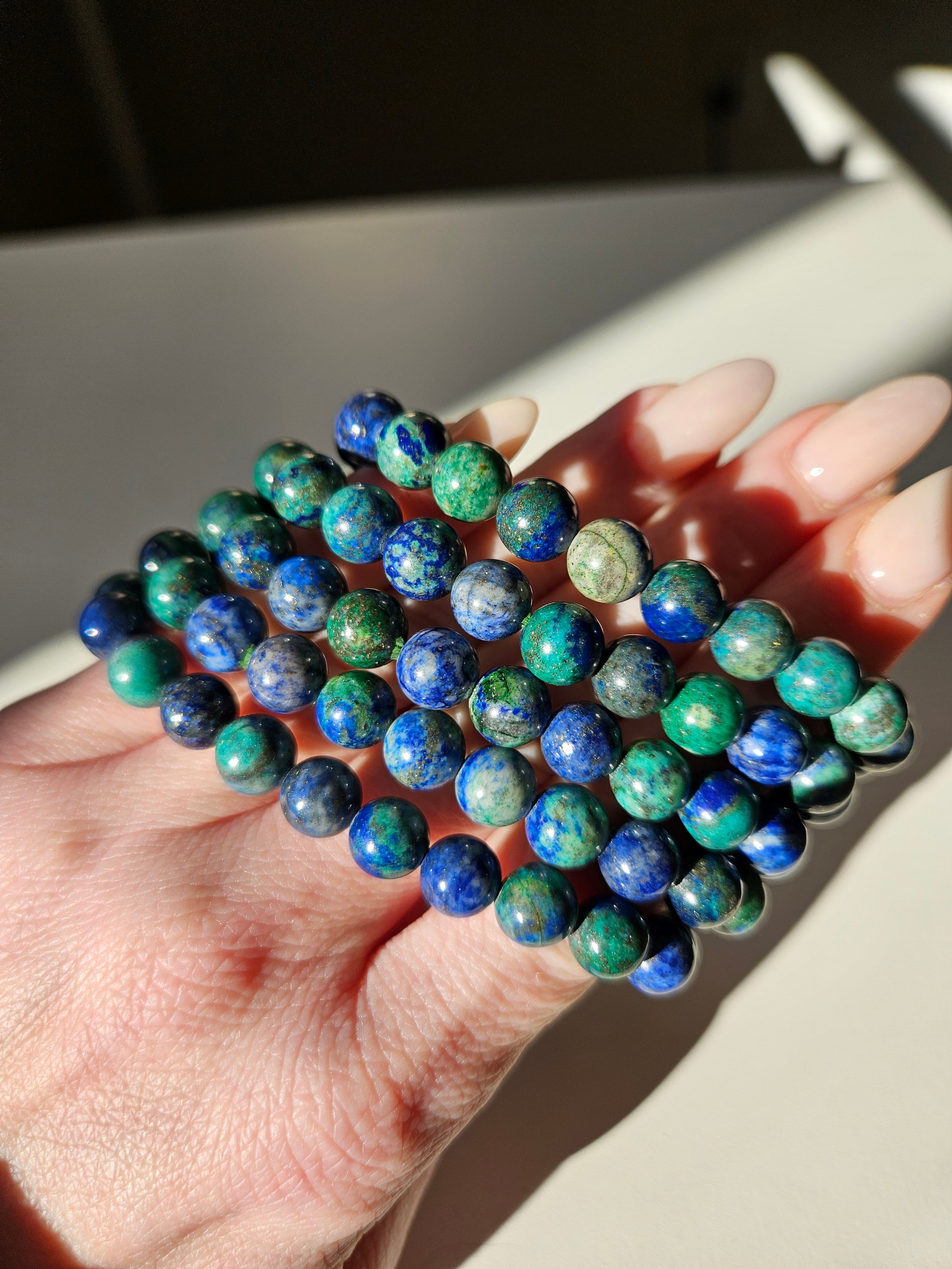 Azurite x Malachite bracelet | 8mm