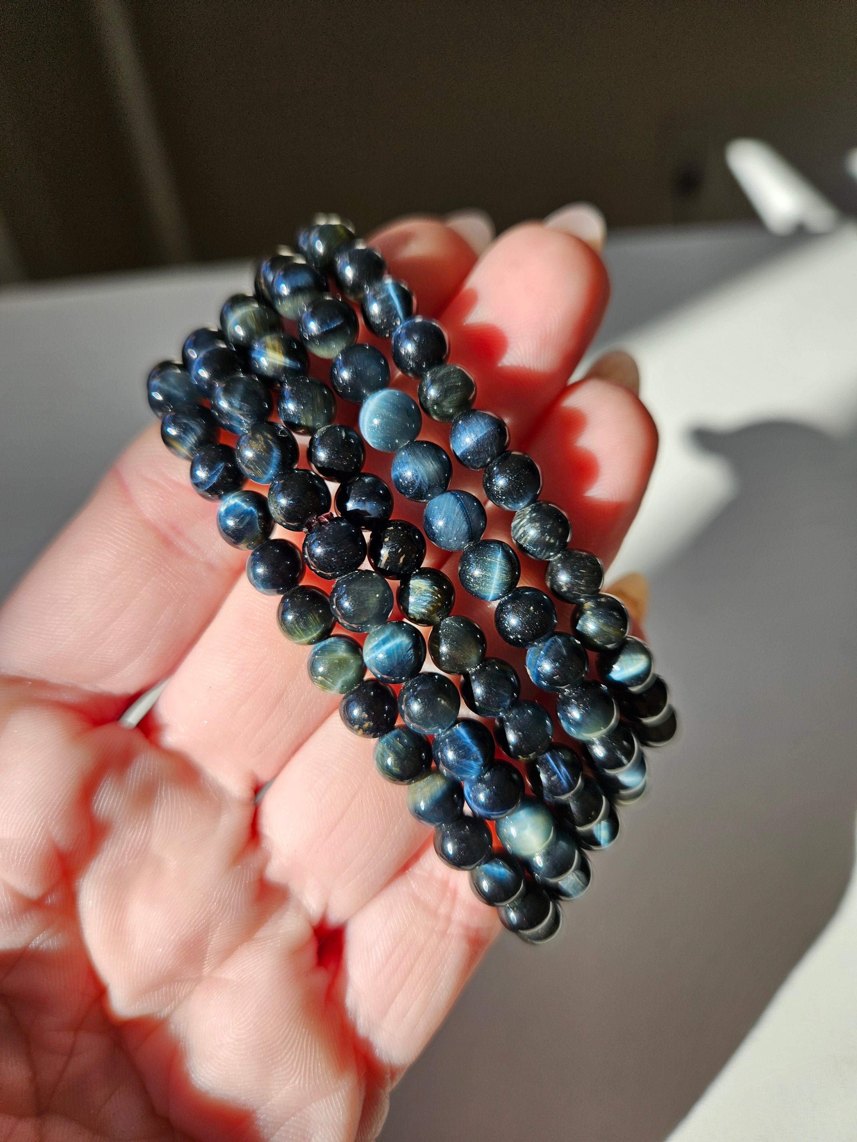 Blue Tigereye Bracelet | 6mm