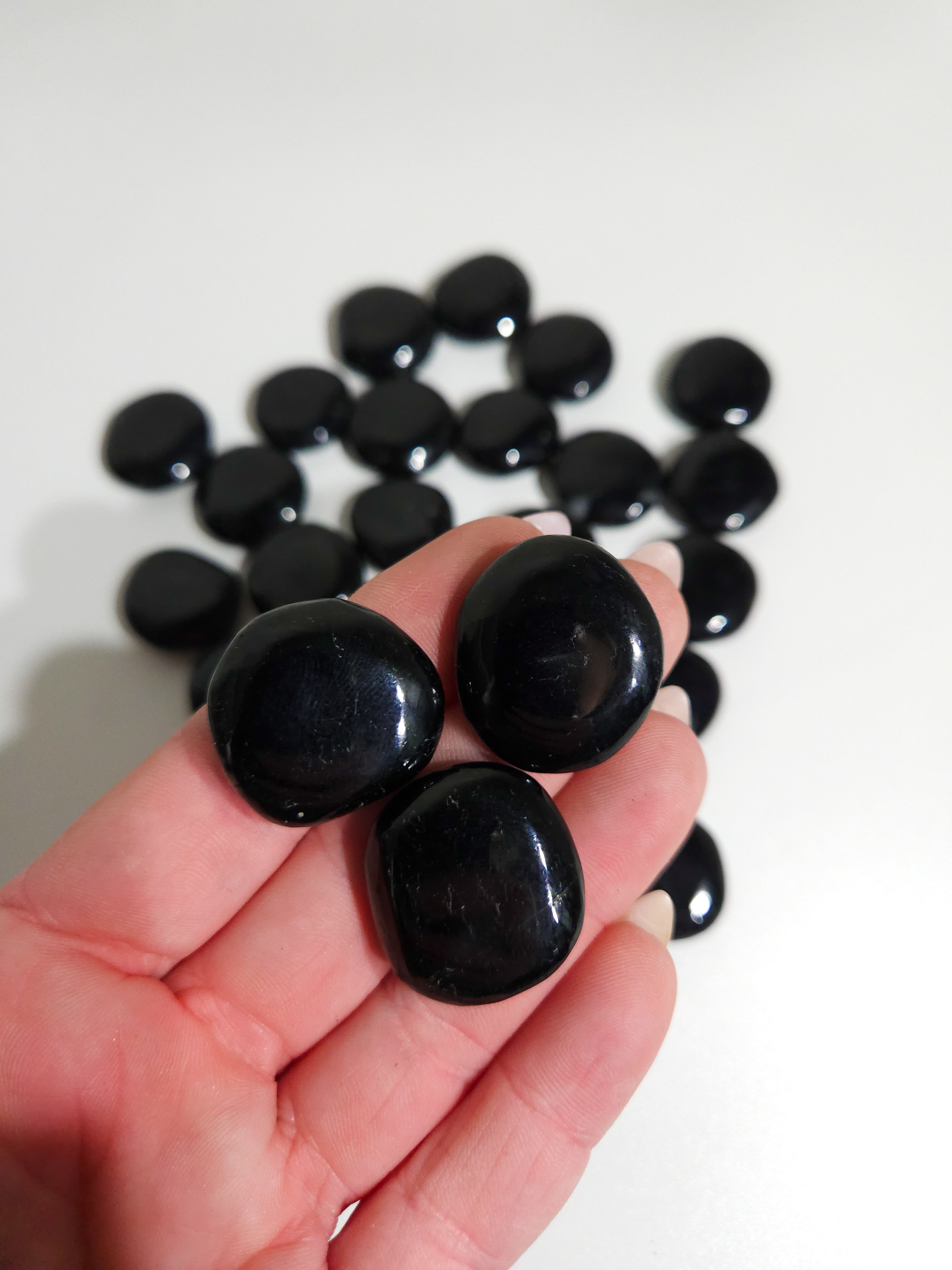 Black Tourmaline Mini Flat