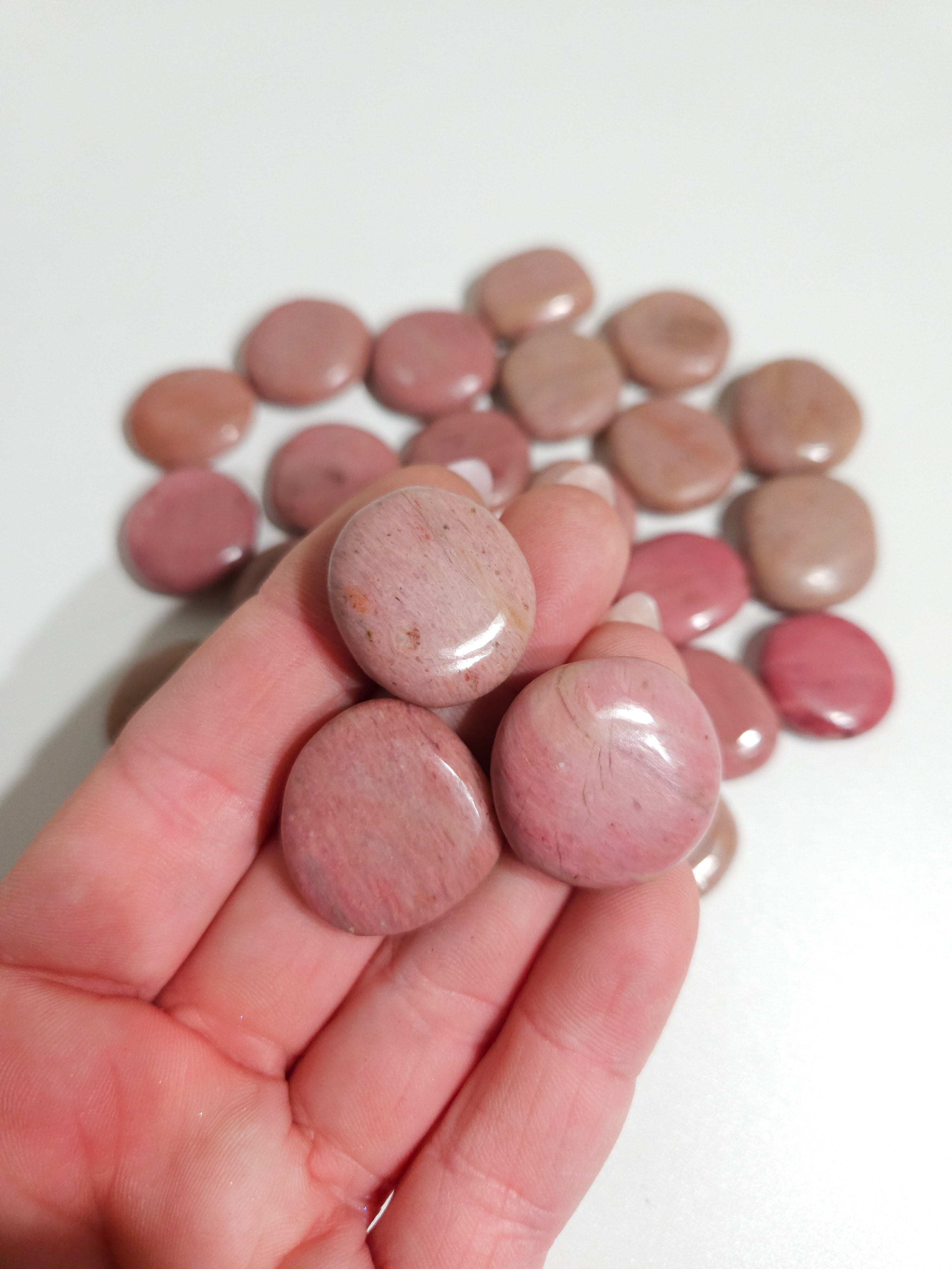 Pink Petrified Wood Mini Flat