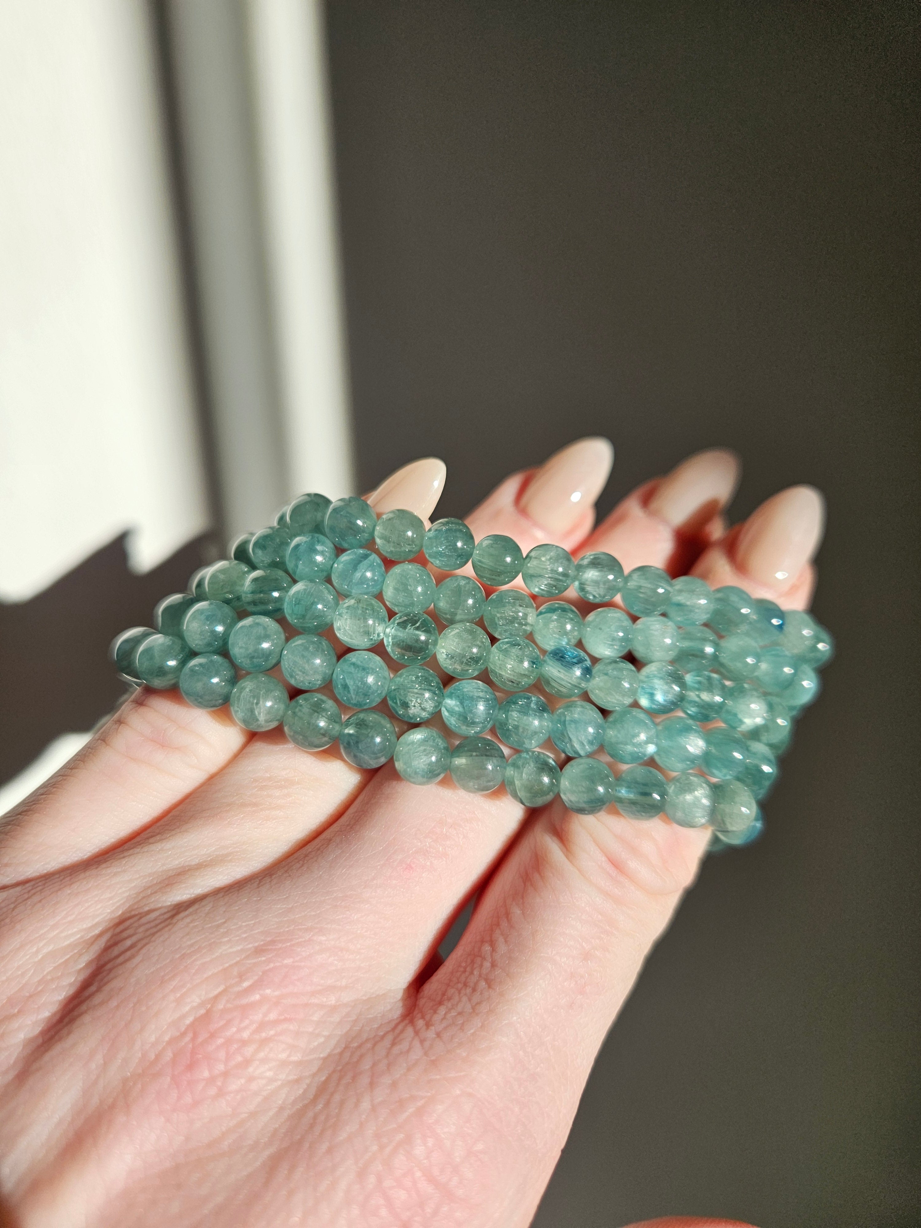 Green Kyanite Bracelet | 6mm