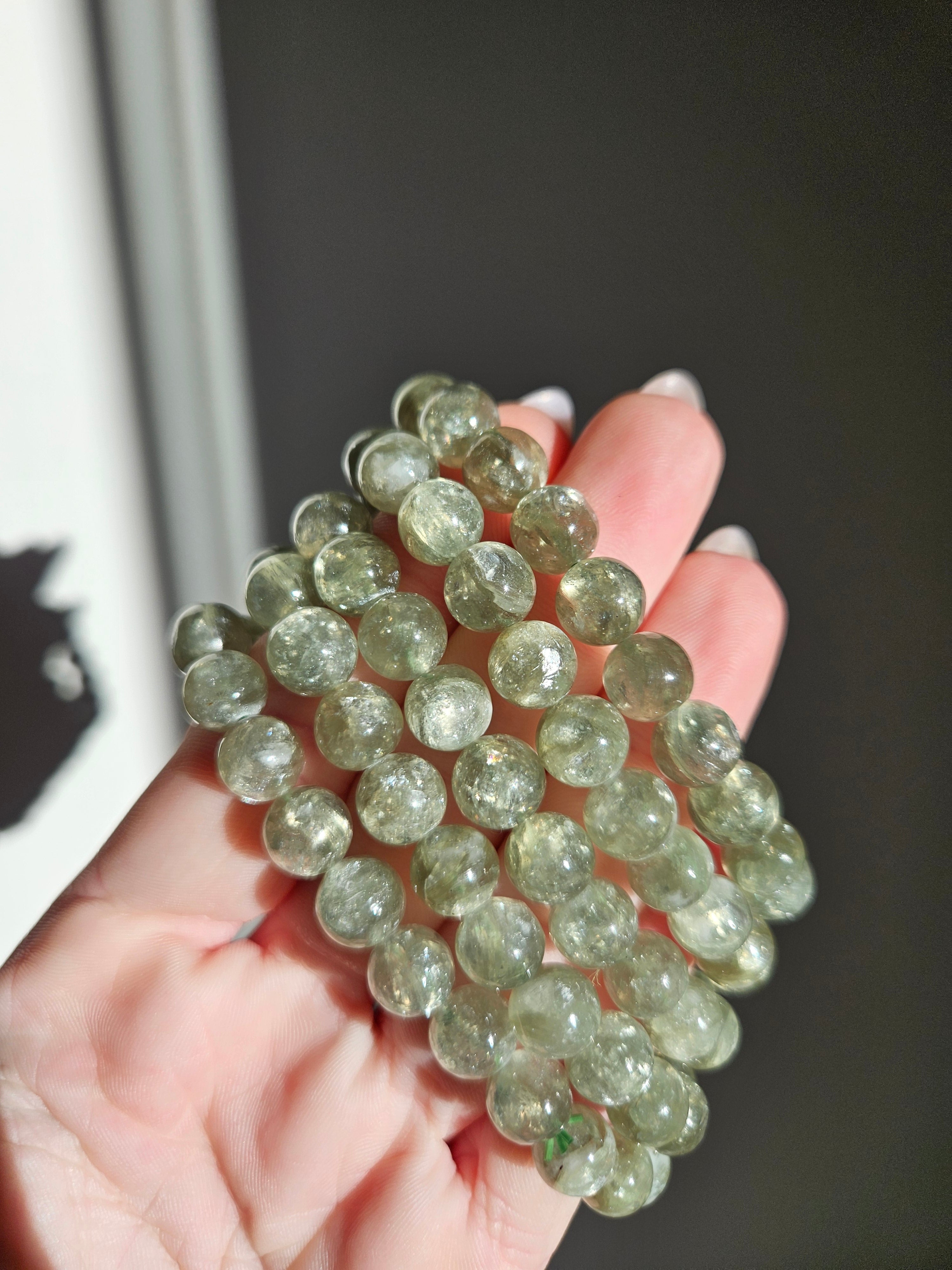 Apple Green Lepidolite Bracelet | 8mm