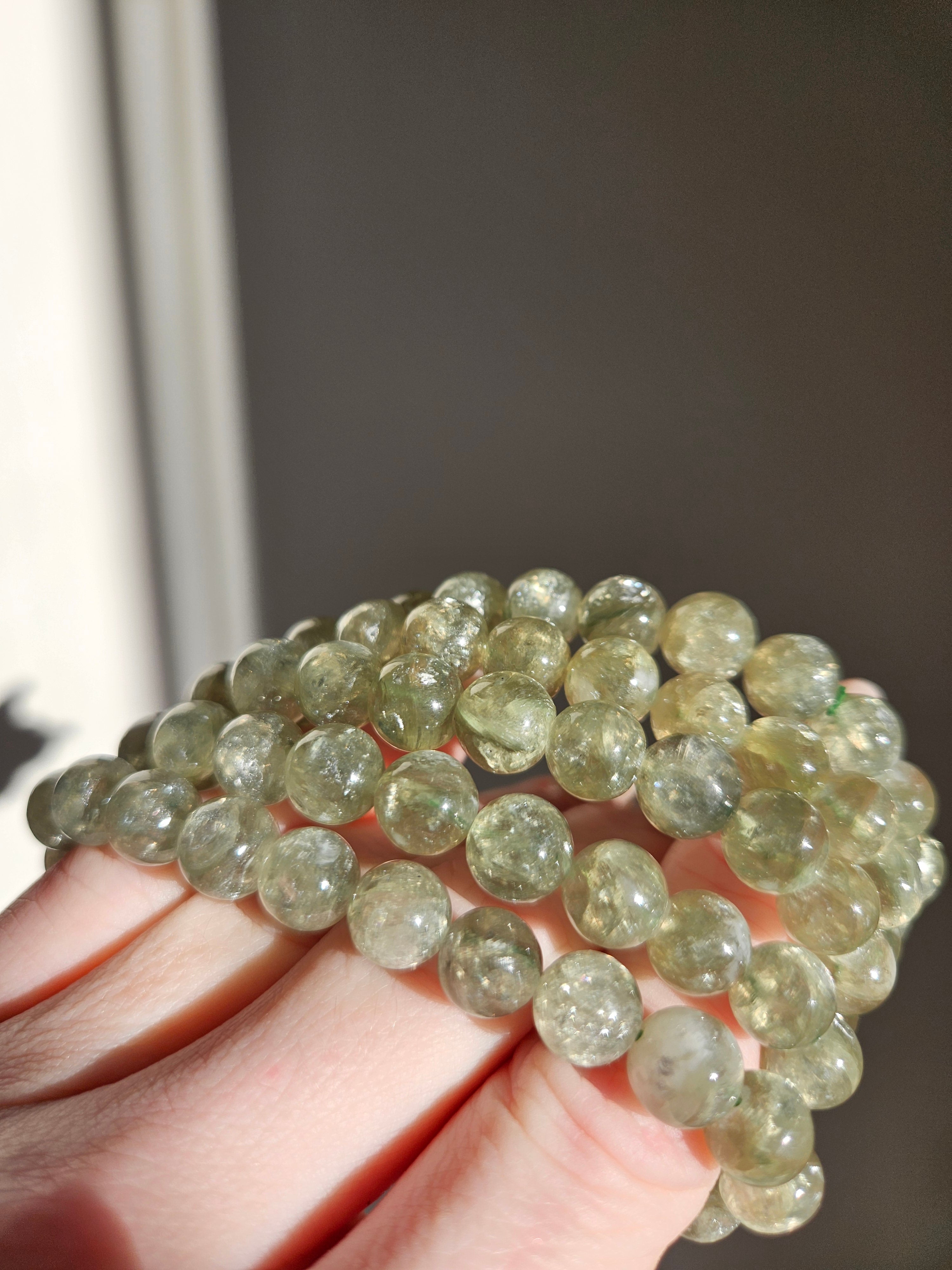 Apple Green Lepidolite Bracelet | 8mm