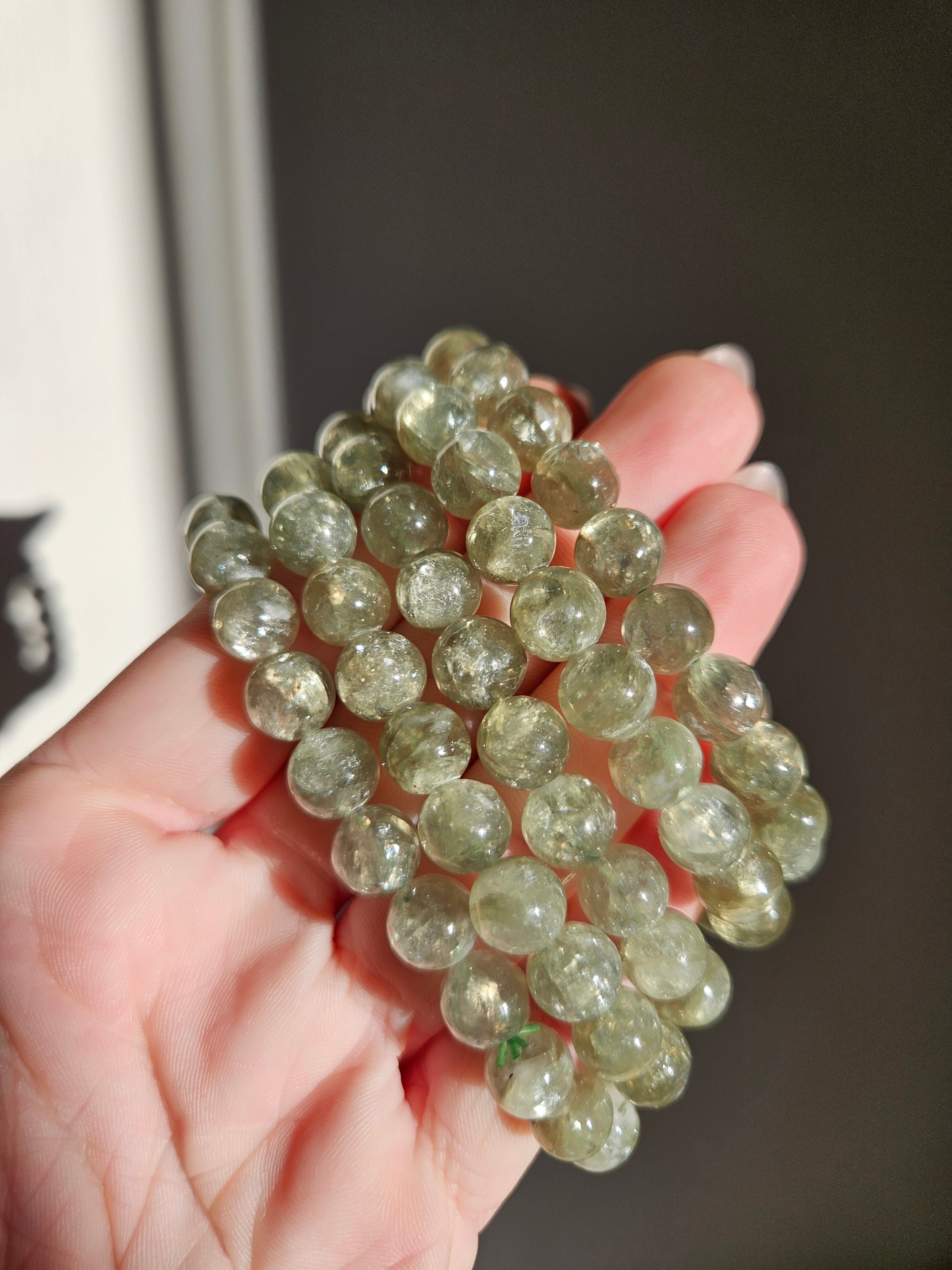 Apple Green Lepidolite Bracelet | 8mm