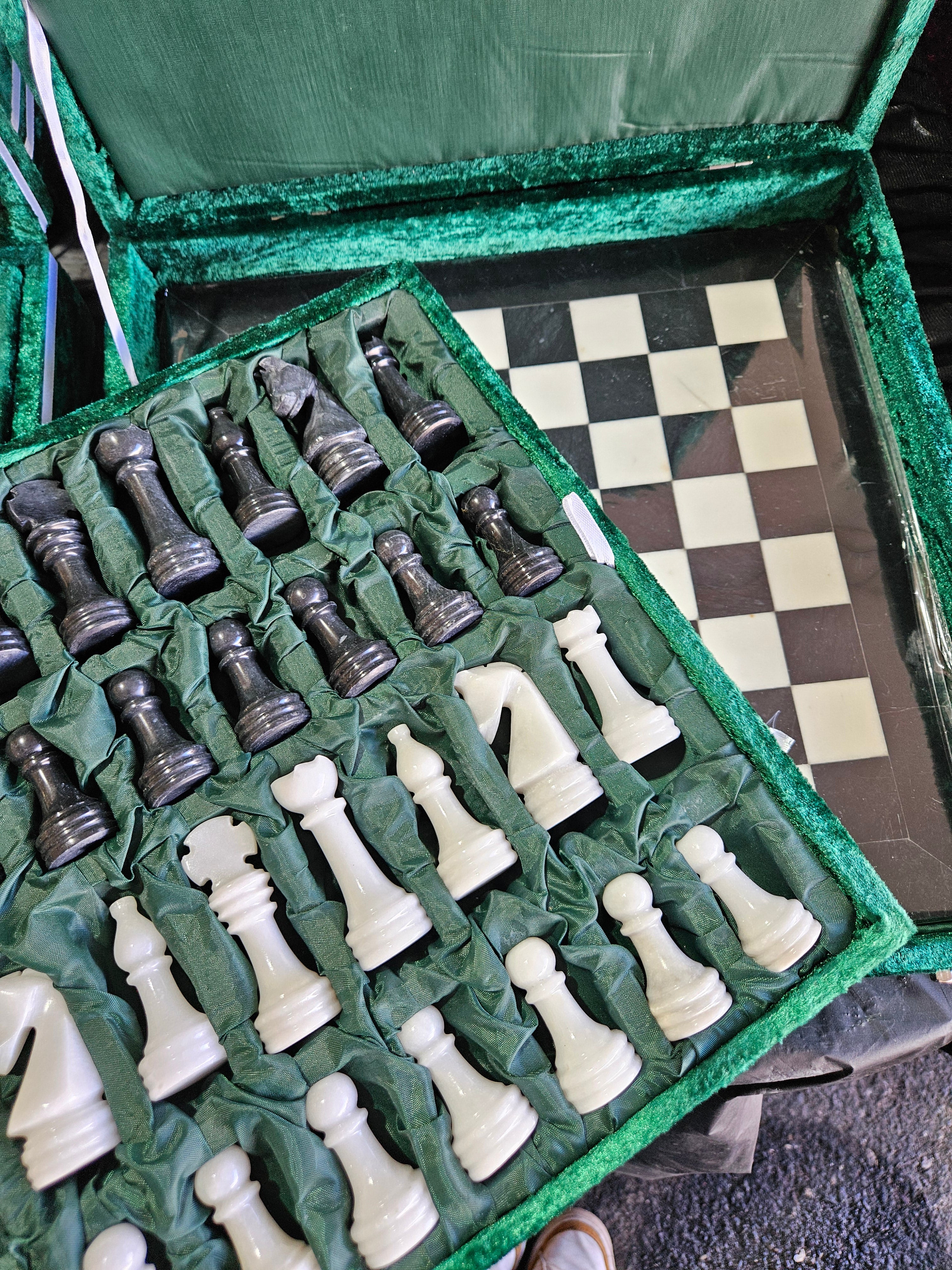 12 inch marble chess set | preorder