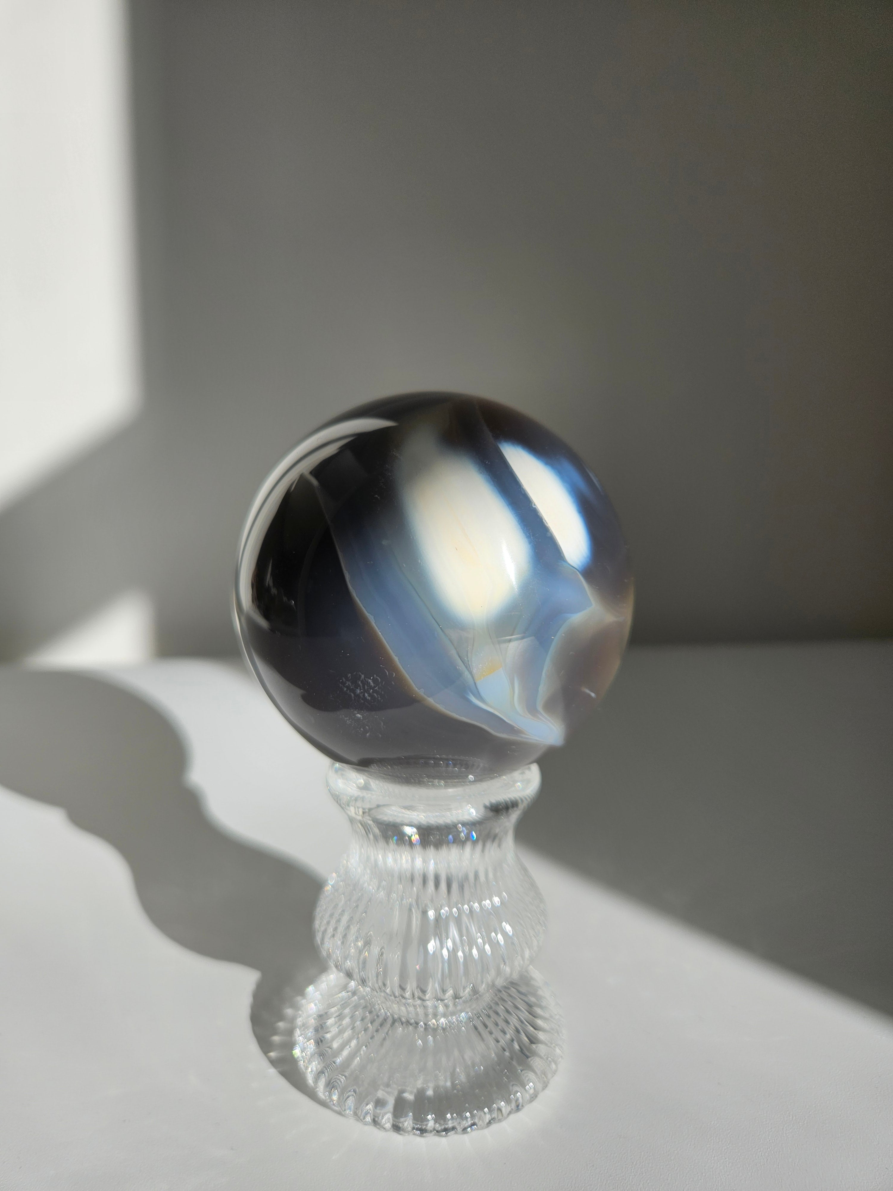 Orca Agate Sphere 002