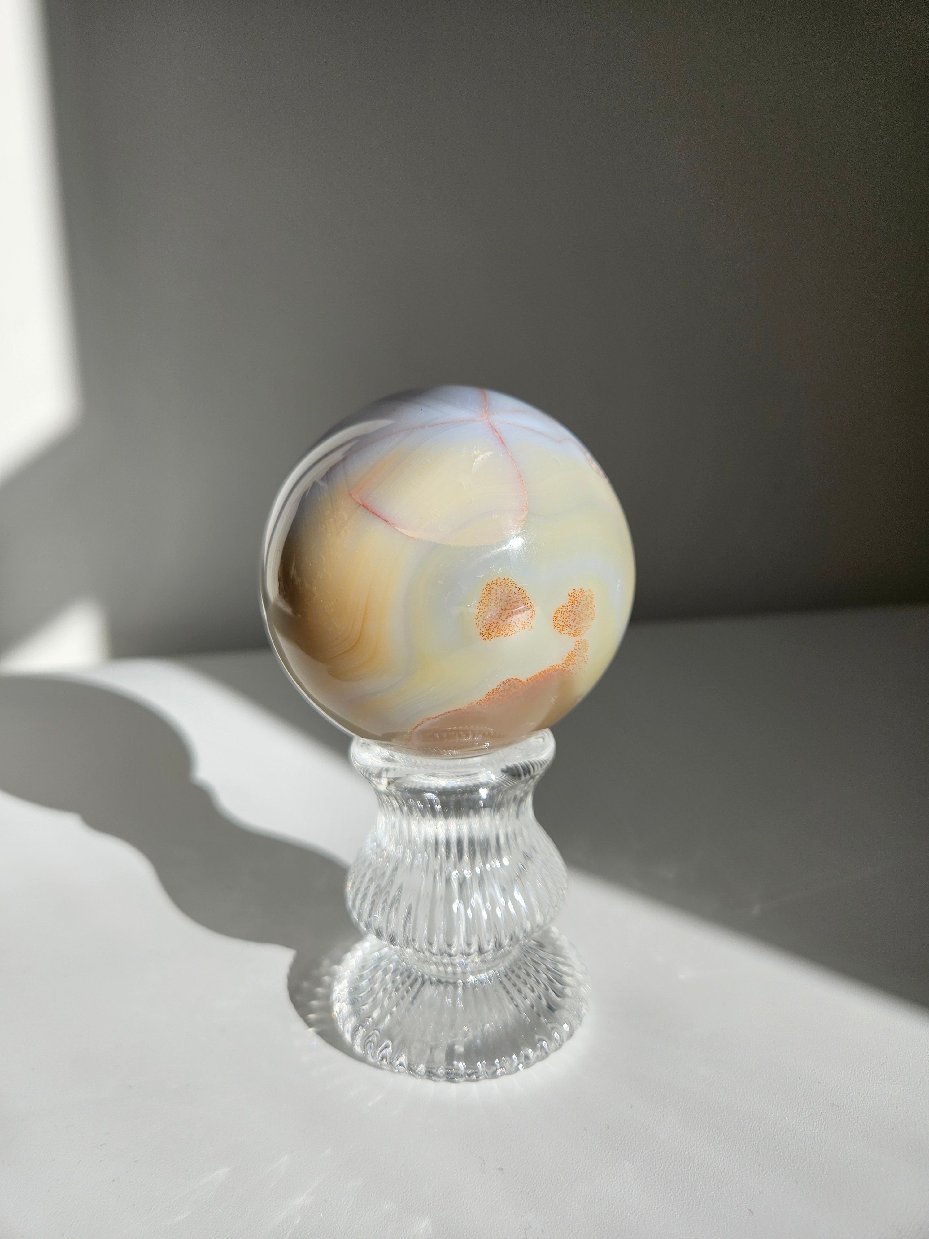 Orca Agate Sphere 003