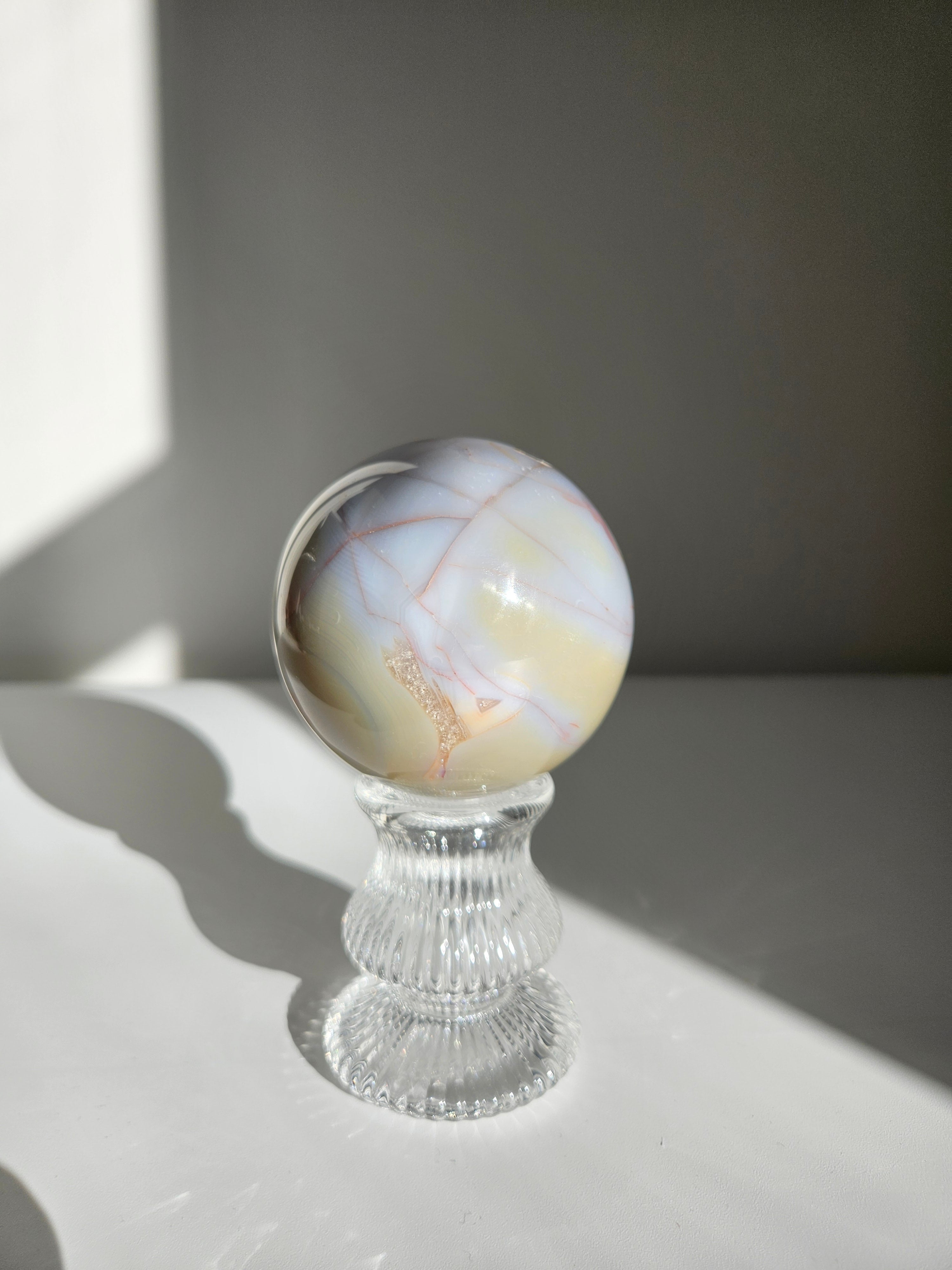 Orca Agate Sphere 003