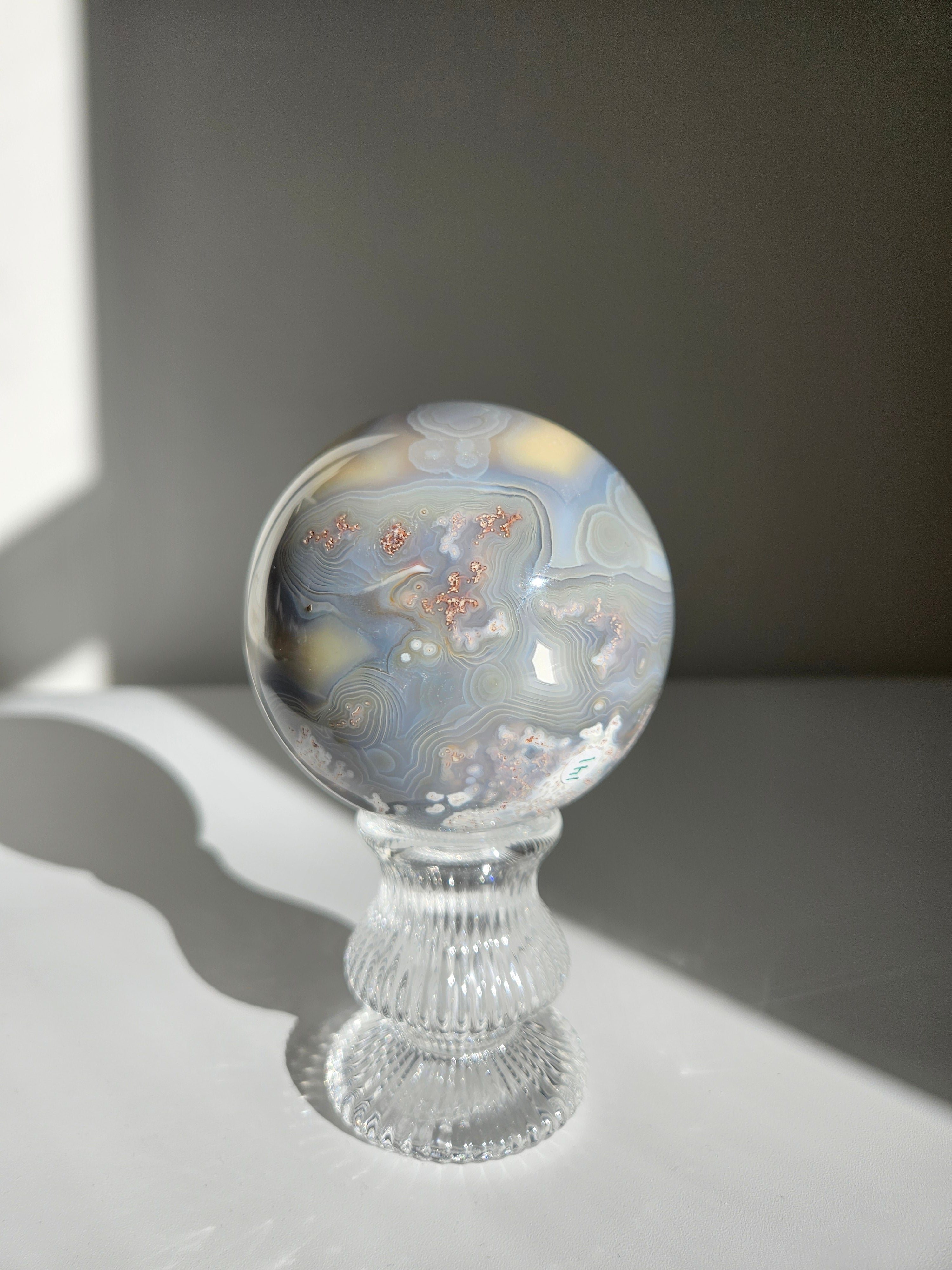 Orca Agate Sphere 004