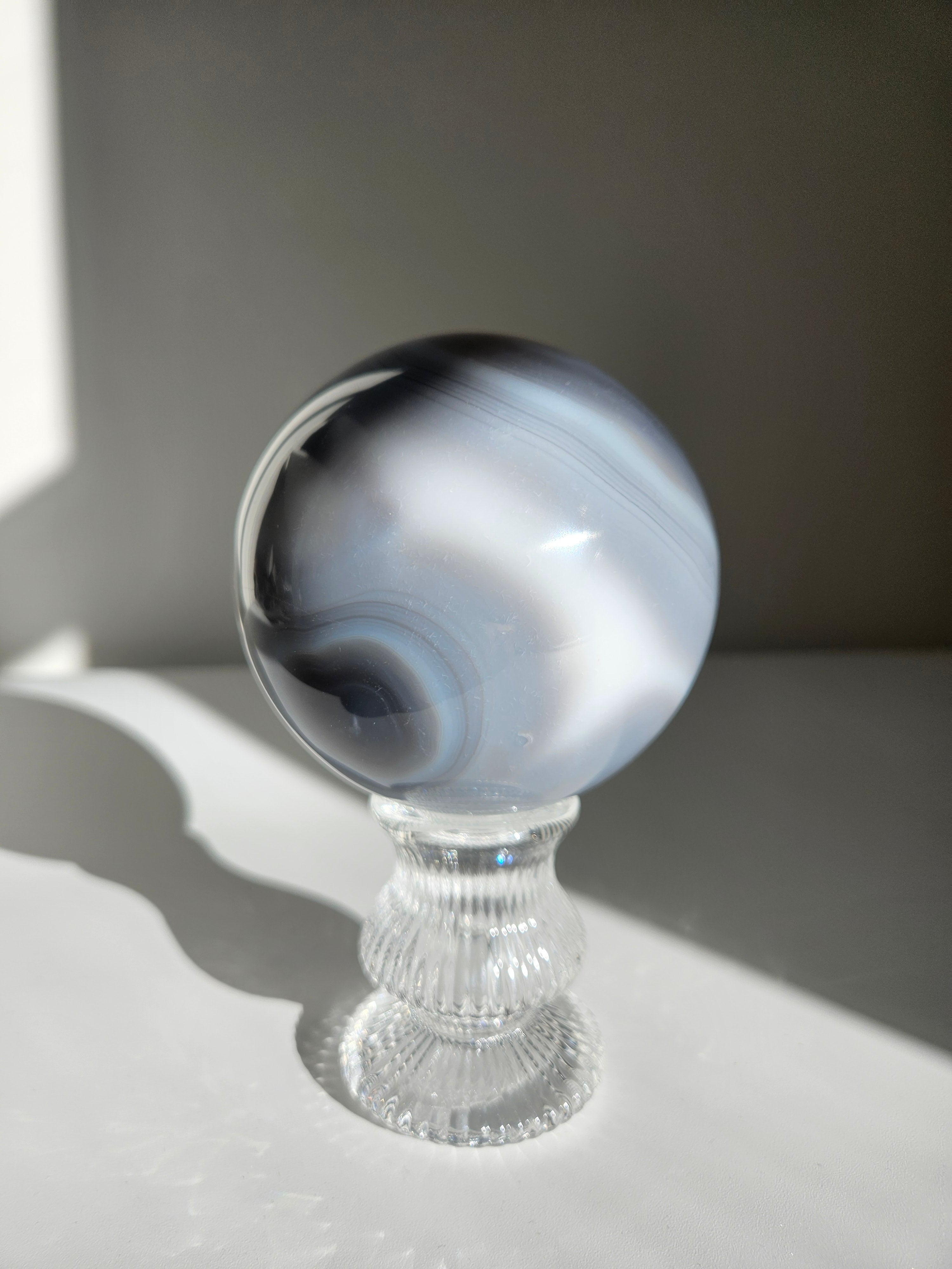 Orca Agate Sphere 005