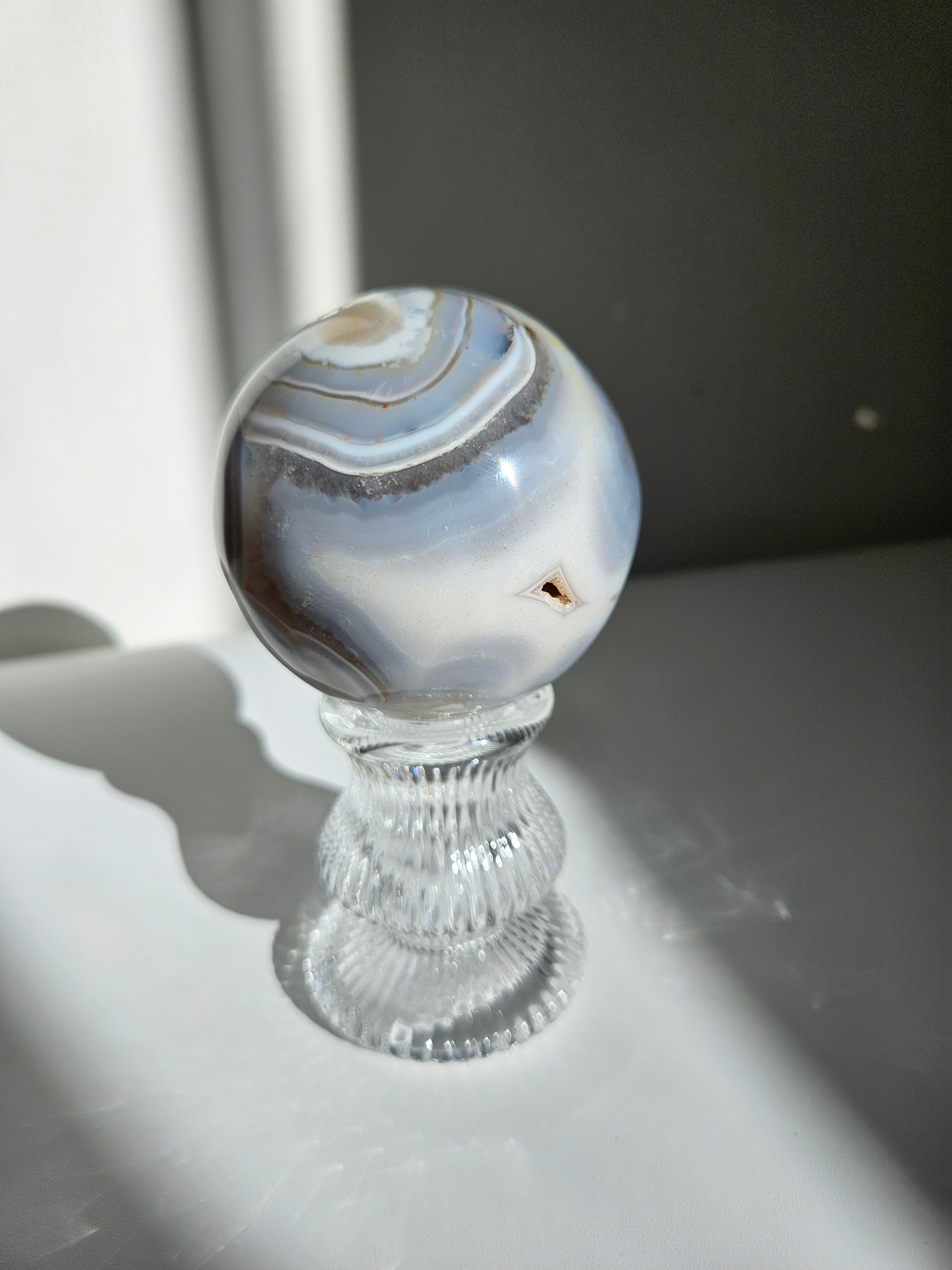 Orca Agate Sphere 007