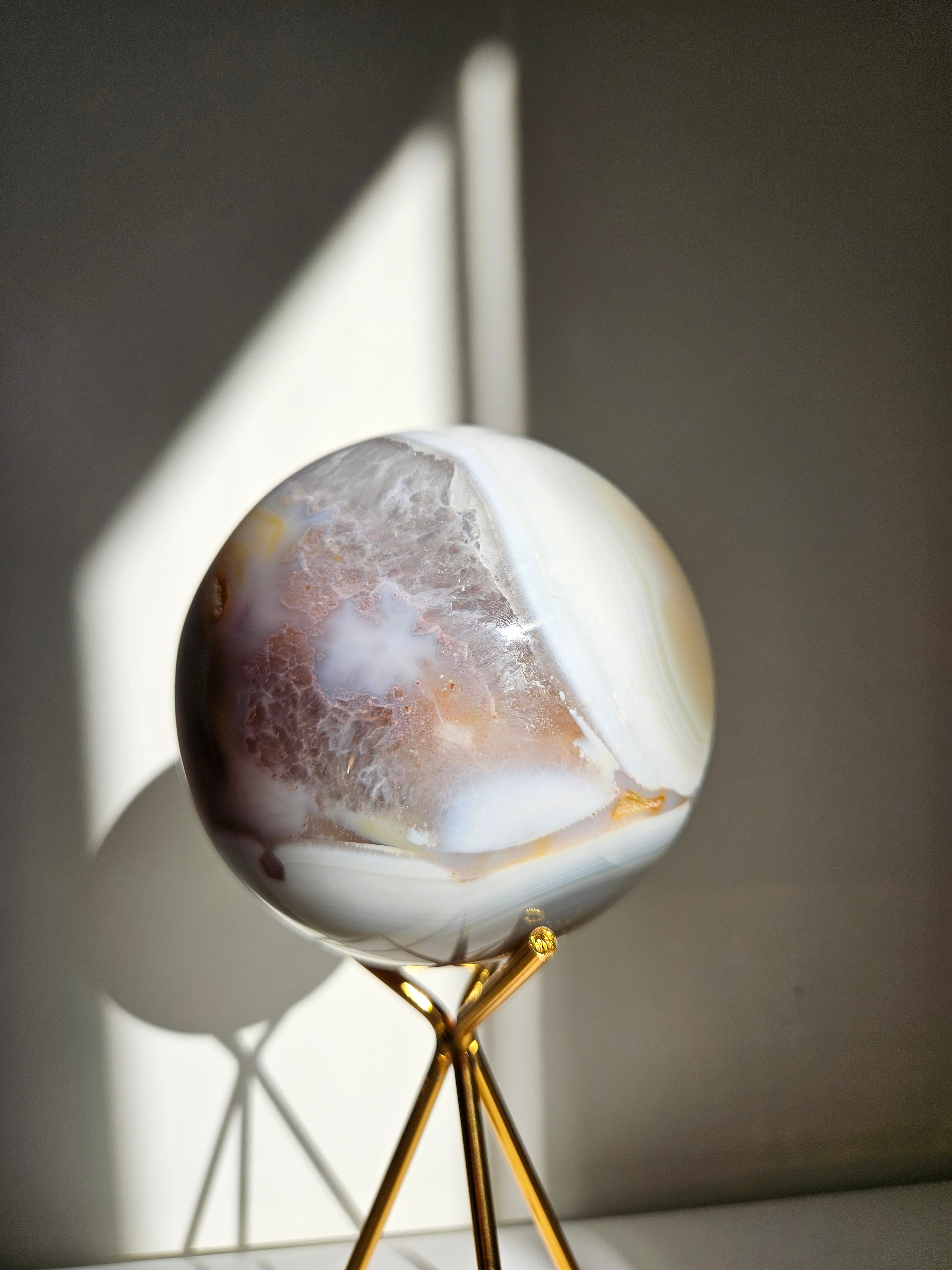 Orca Agate Sphere 009