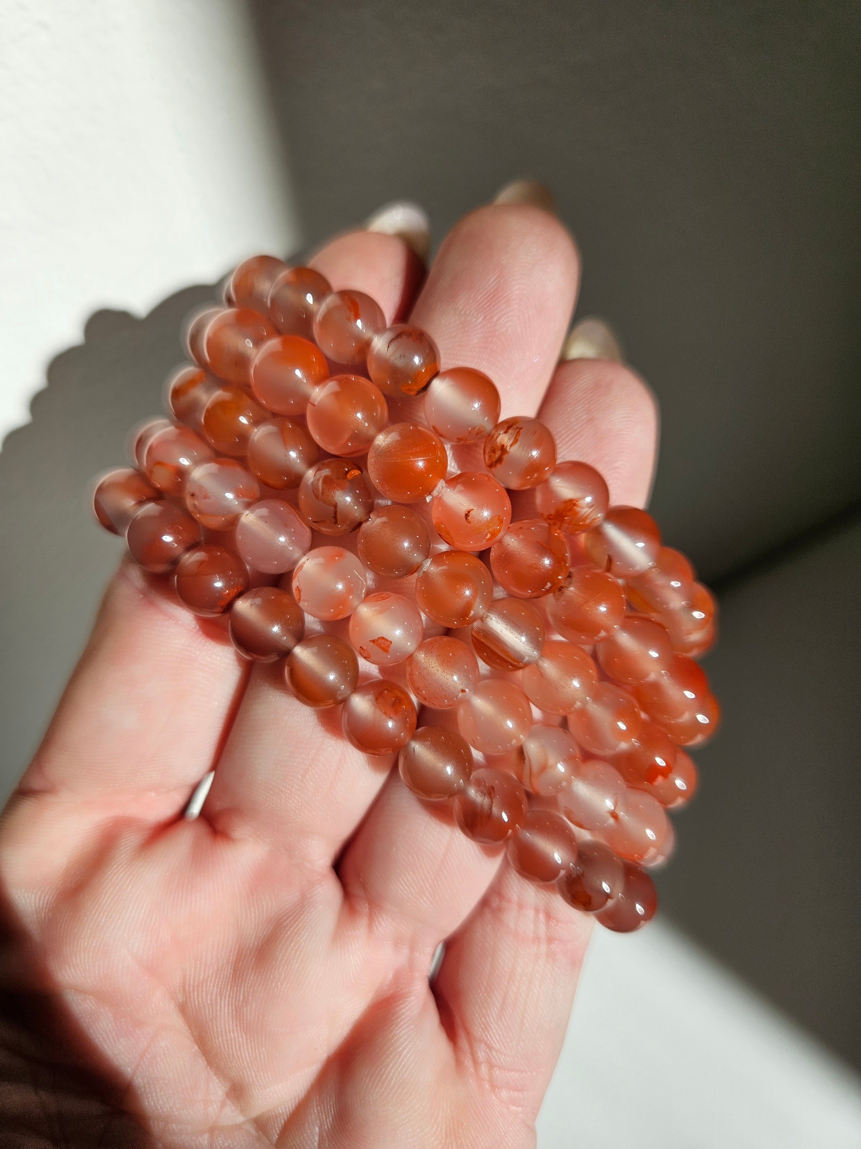 Carnelian x Quartz Bracelet | 7mm