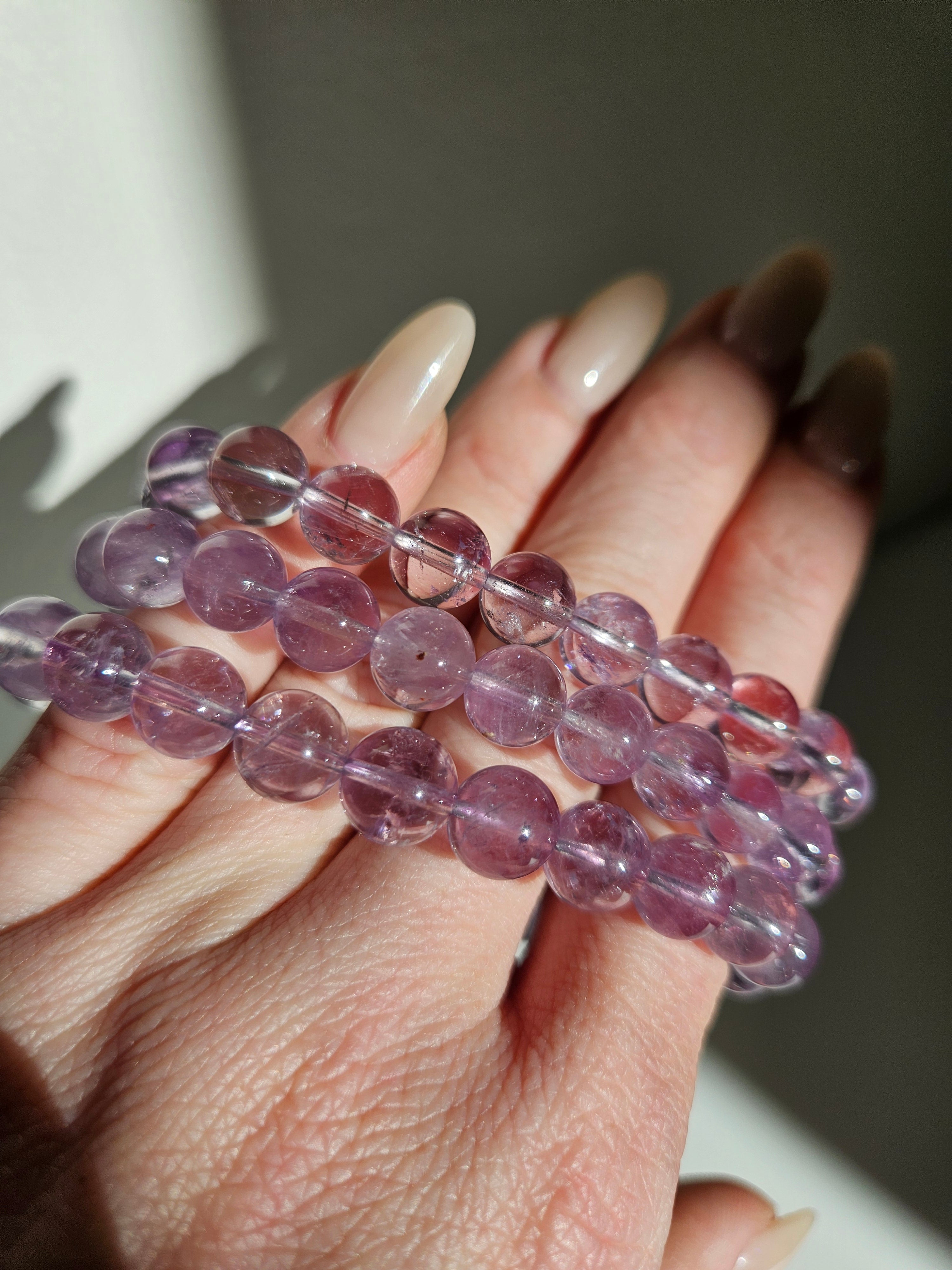 Lavender Amethyst bracelet | 8mm