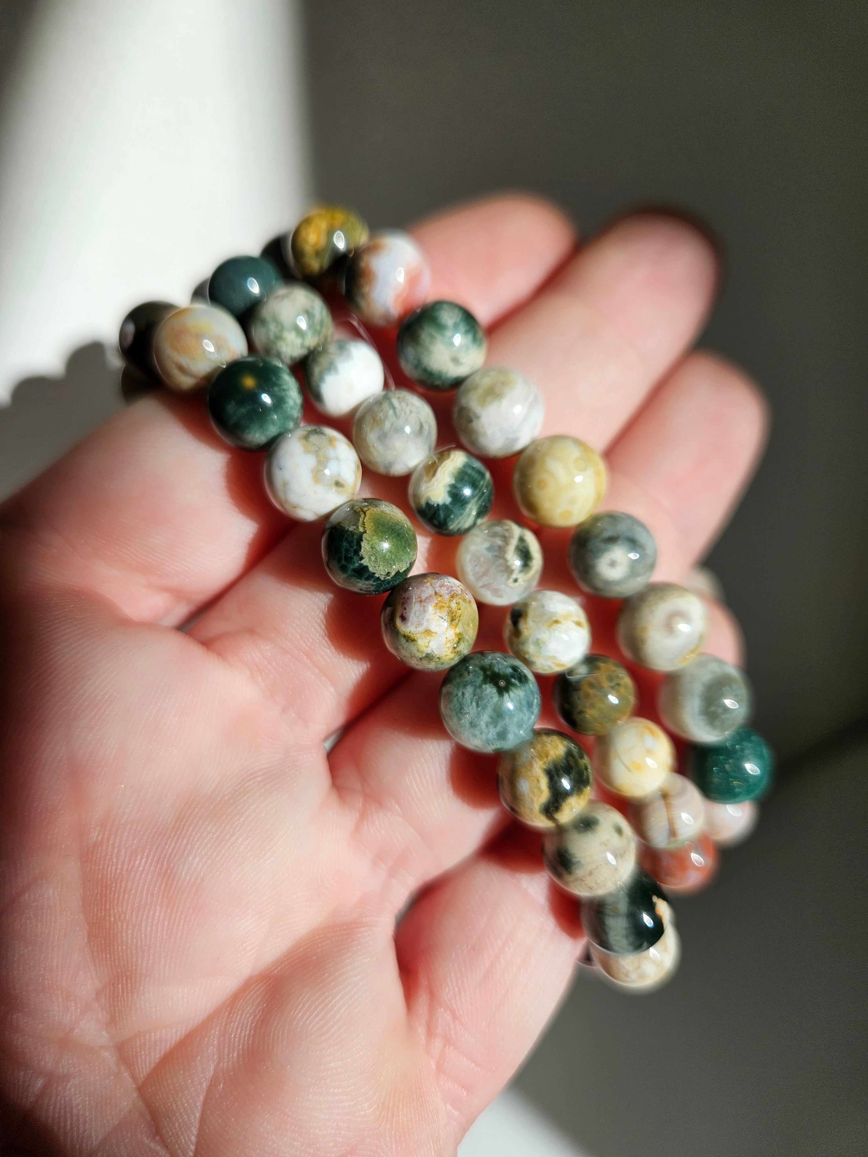 Sea Jasper bracelet | 7mm