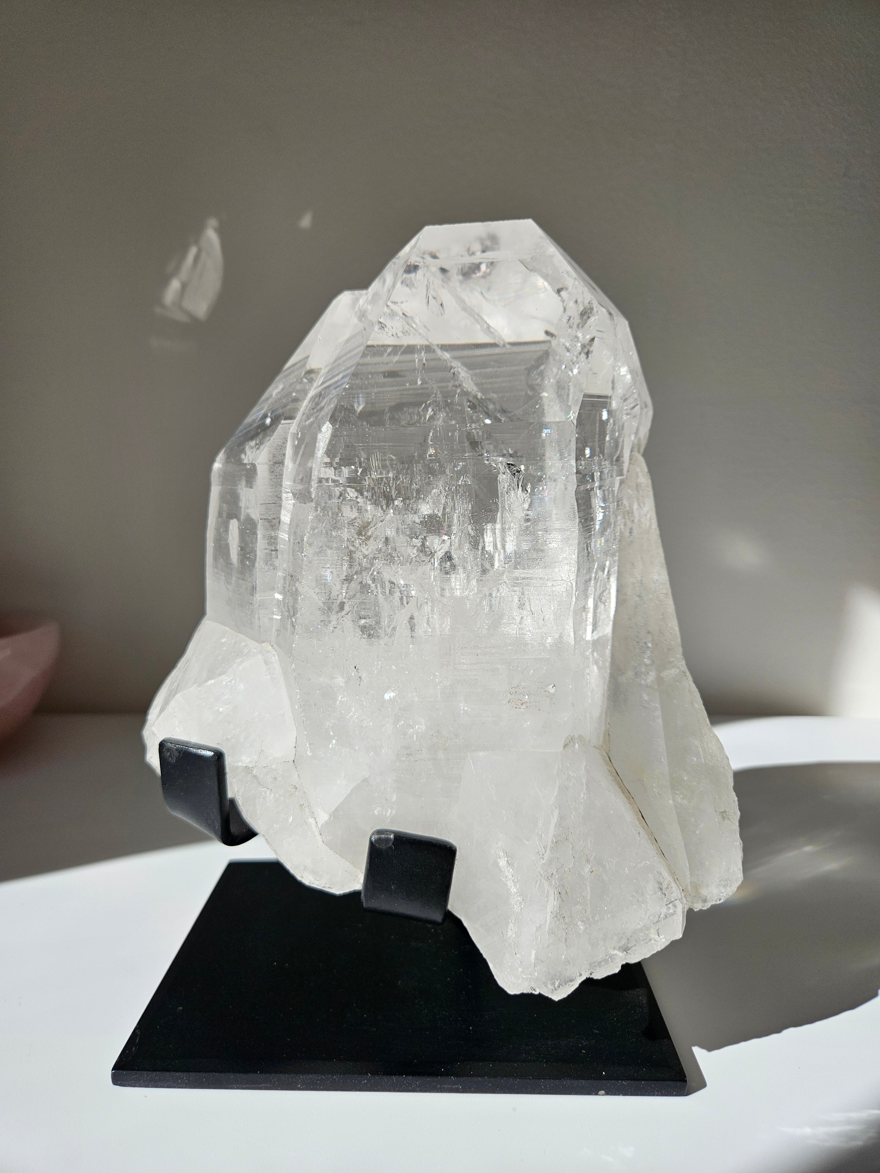 Lemurian Quartz on Stand 010