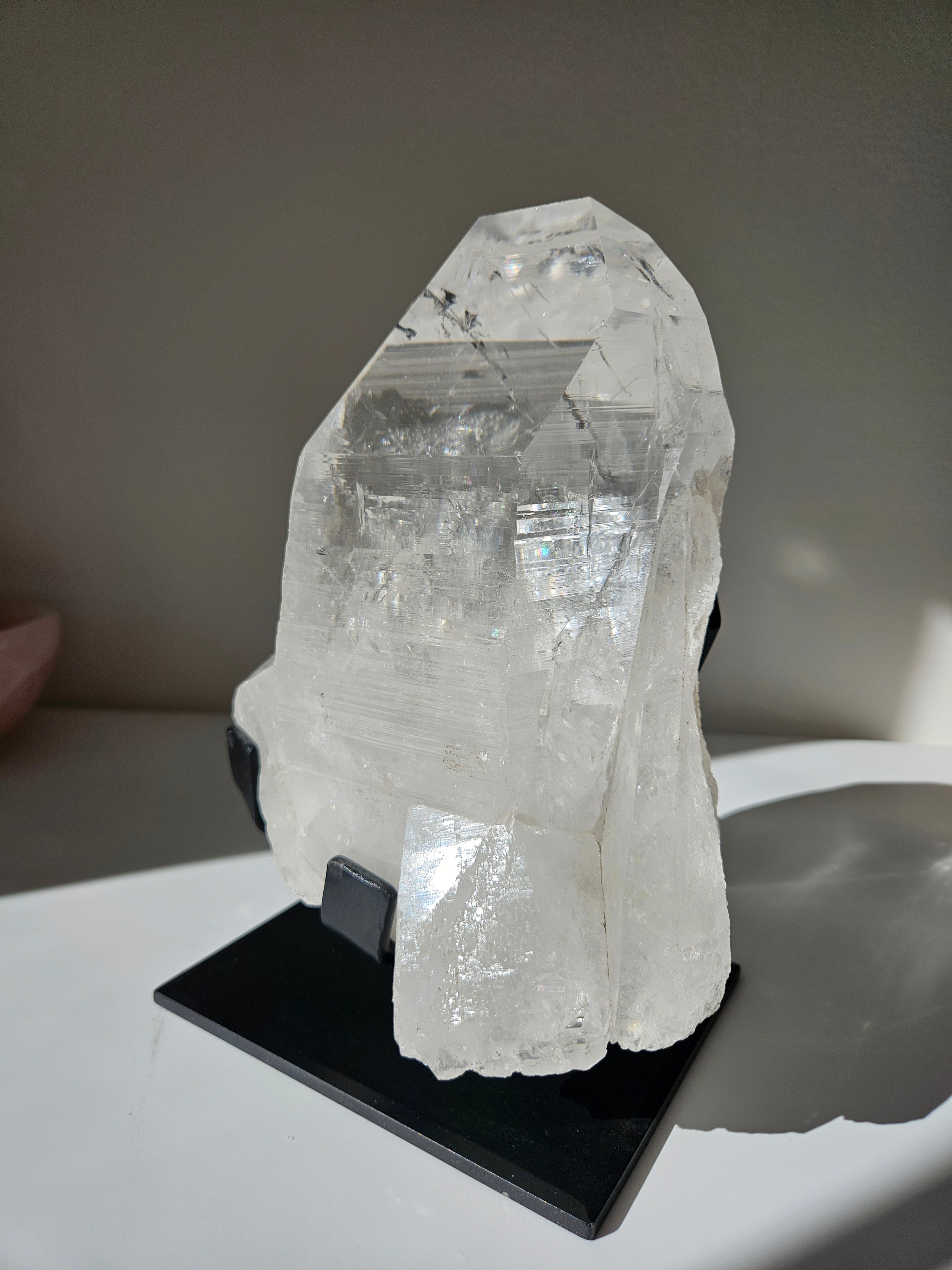 Lemurian Quartz on Stand 010