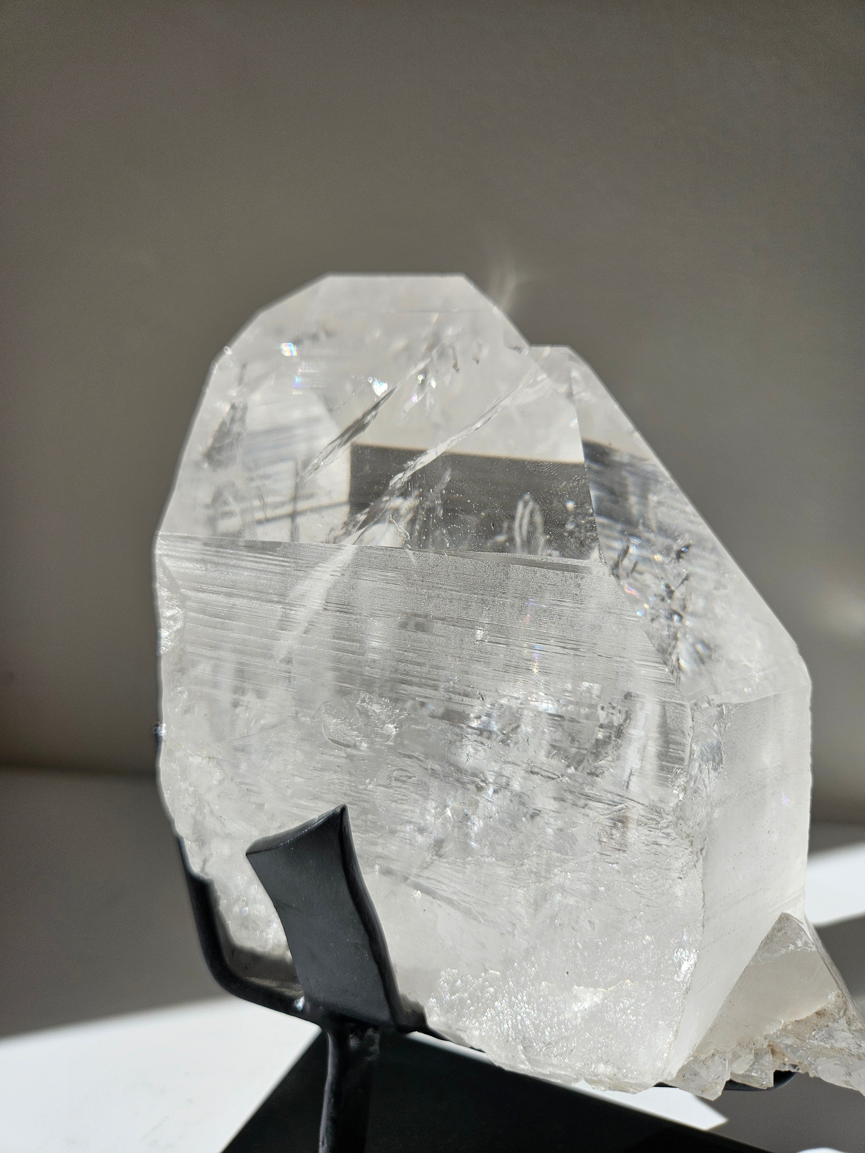 Lemurian Quartz on Stand 010