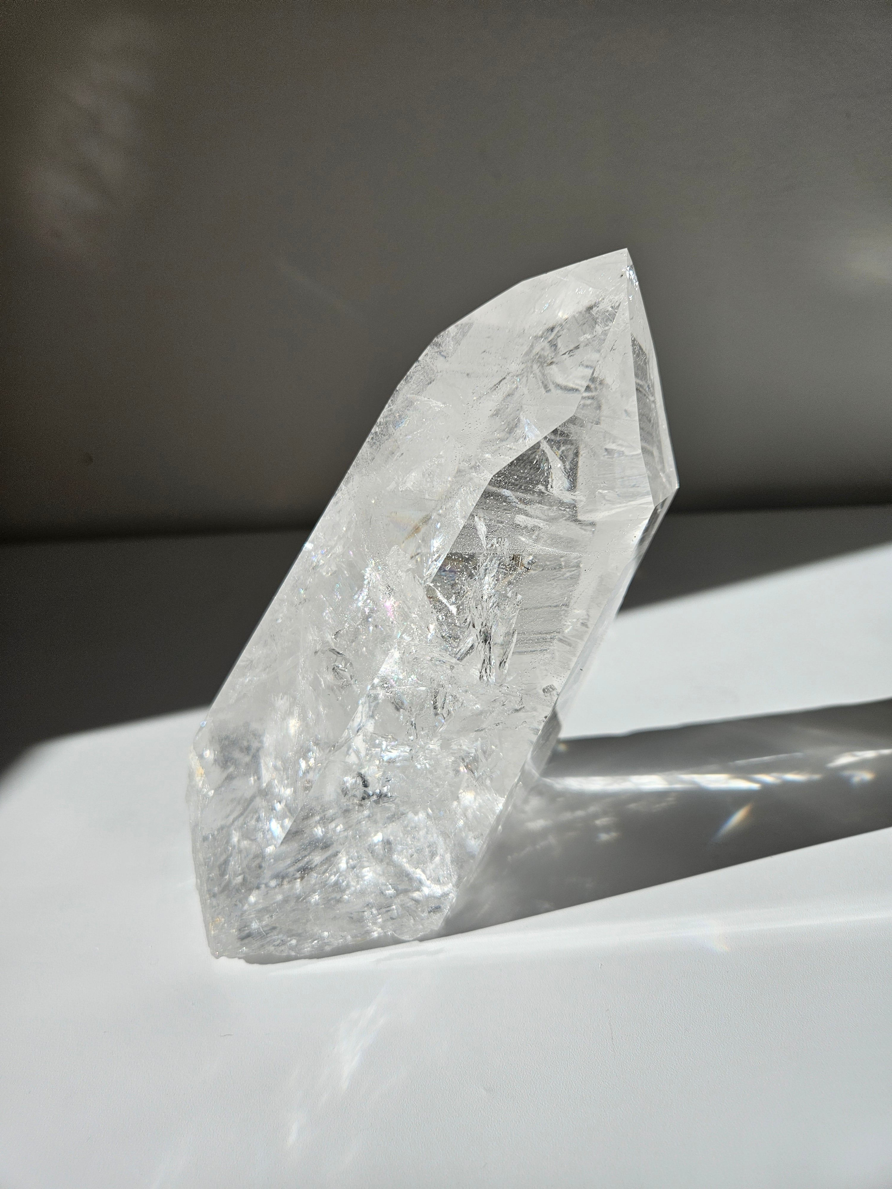 Semipolished Lemurian Point