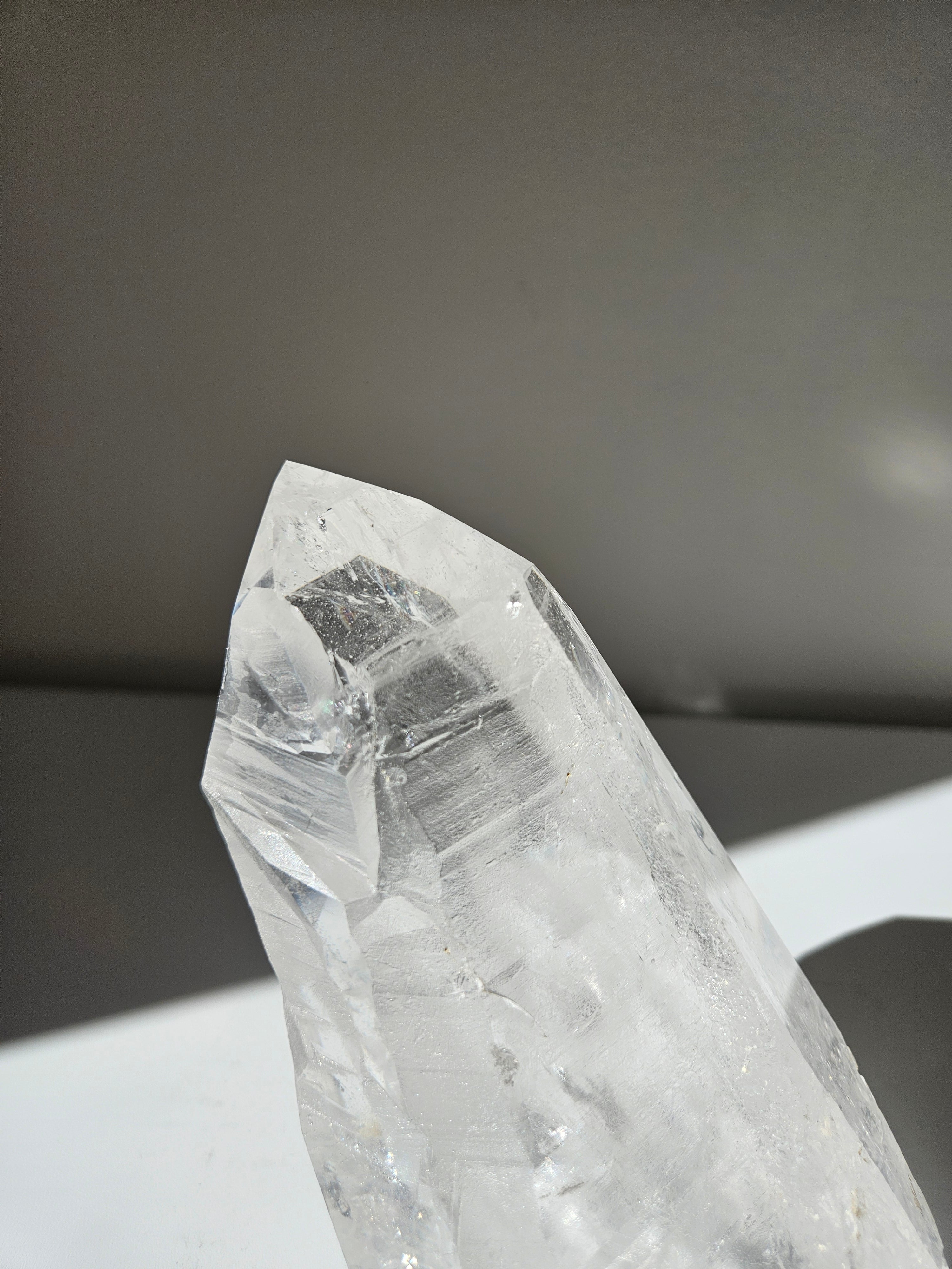 Semipolished Lemurian Point