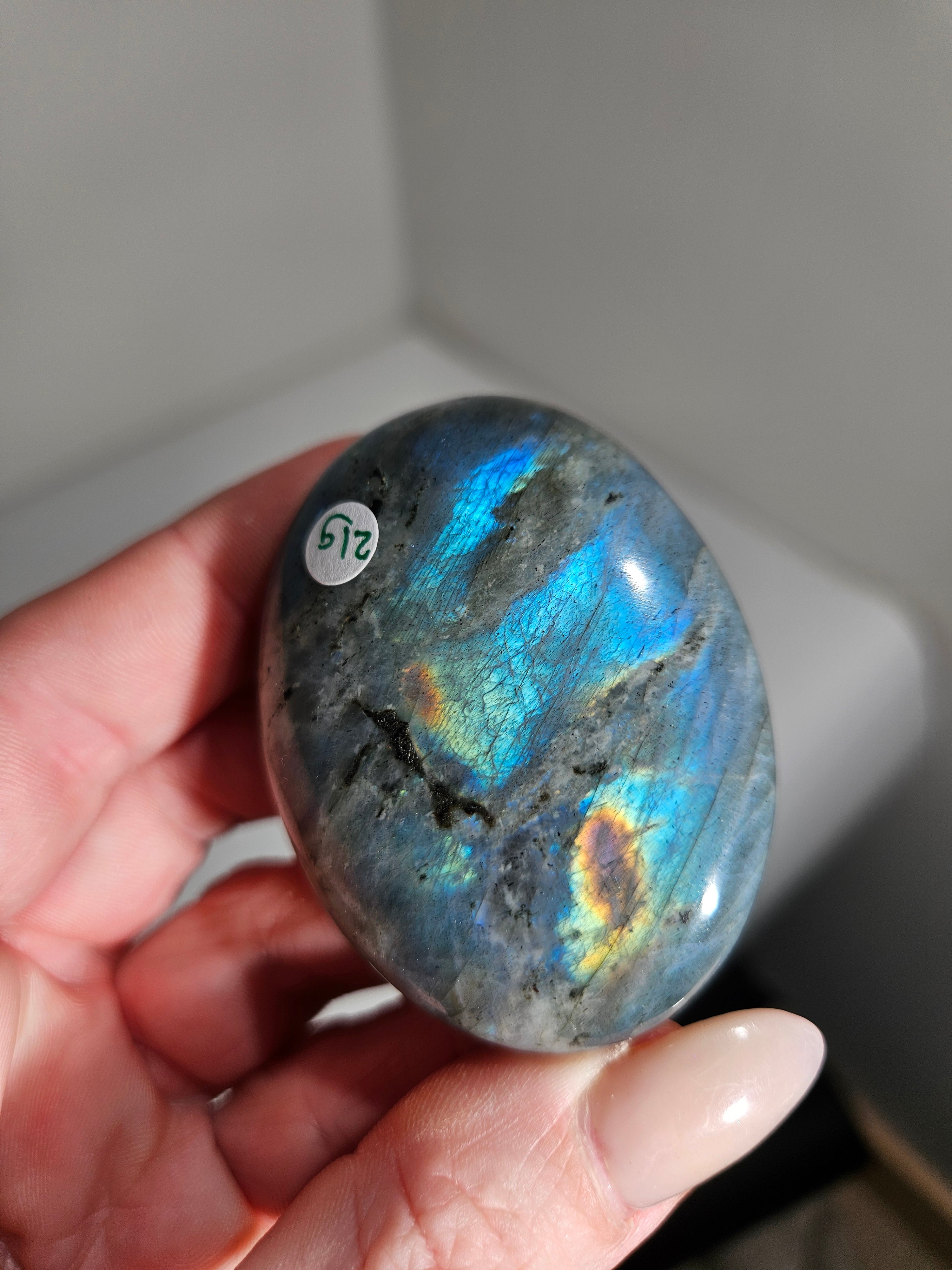 Labradorite Palmstone 005