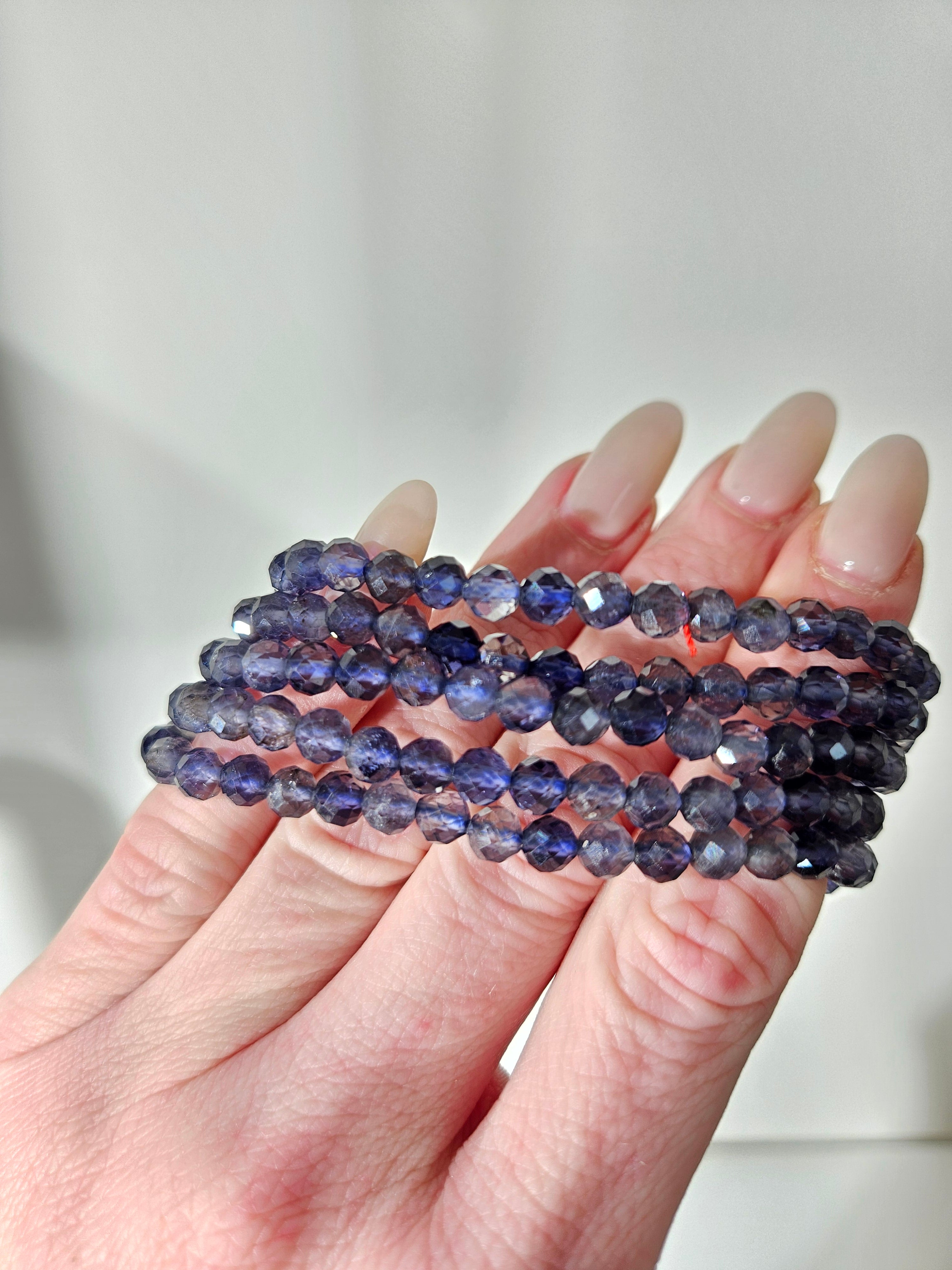 IoliteFaceted Bracelet | 5mm