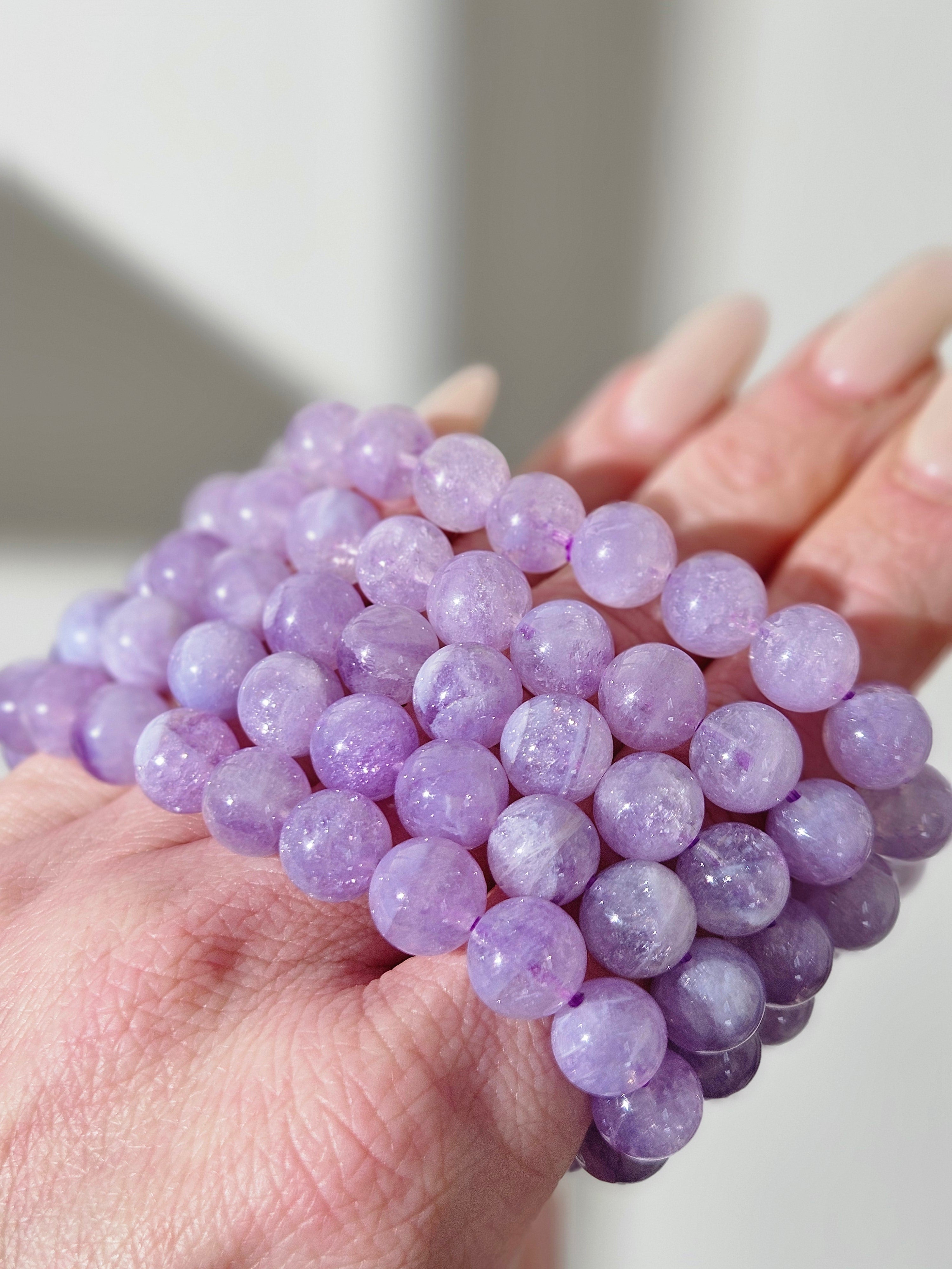 Lavender Quartz bracelet | 9.5mm