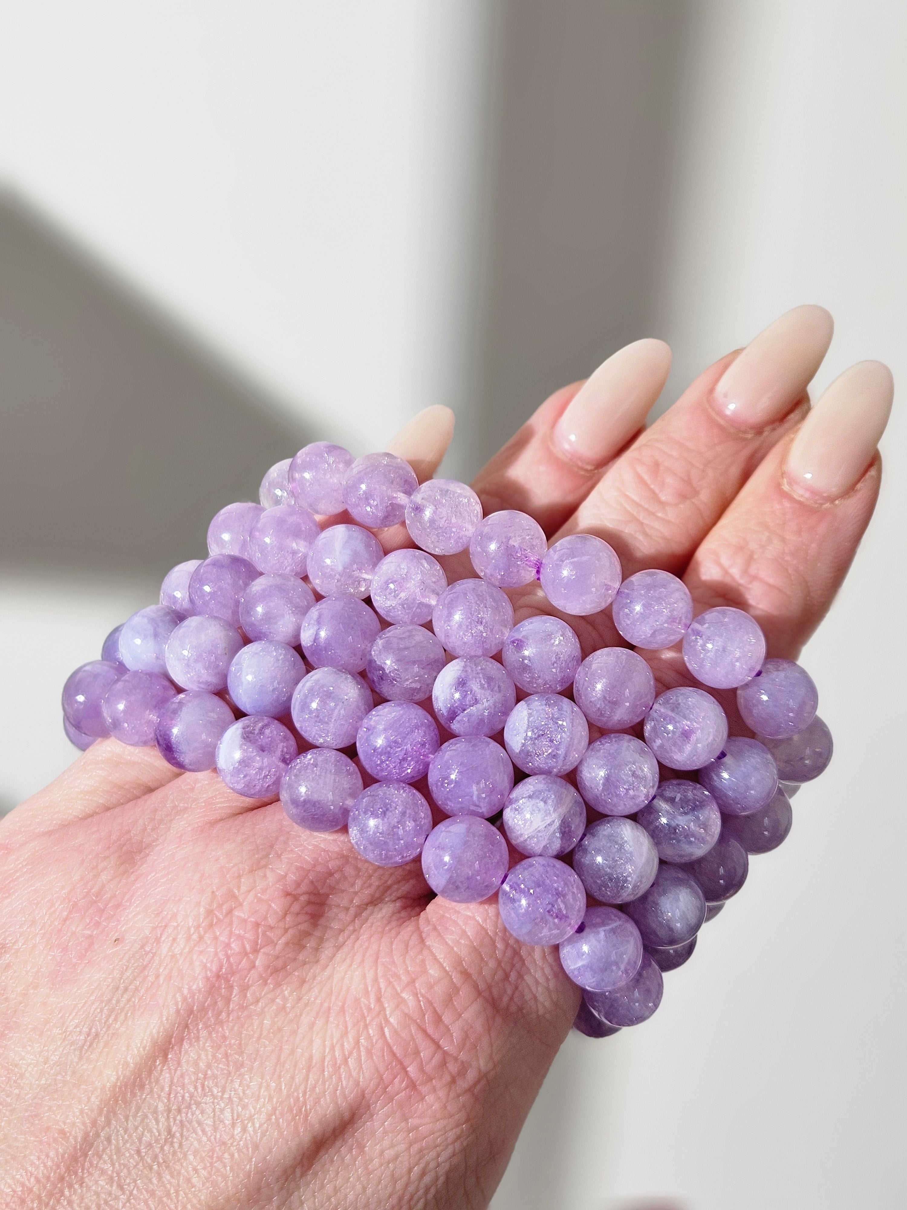 Lavender Quartz bracelet | 9.5mm