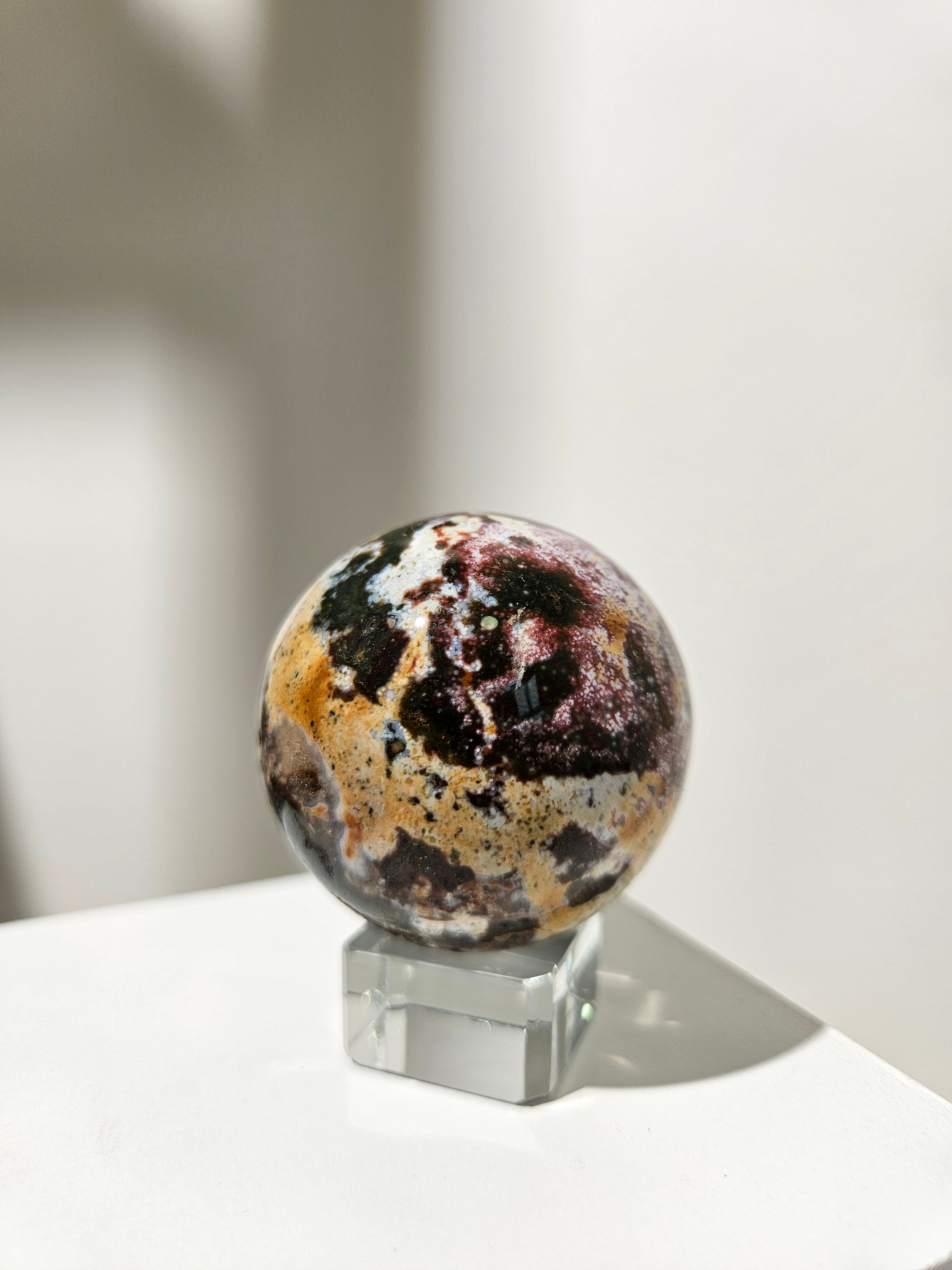 Sea Jasper Sphere 004