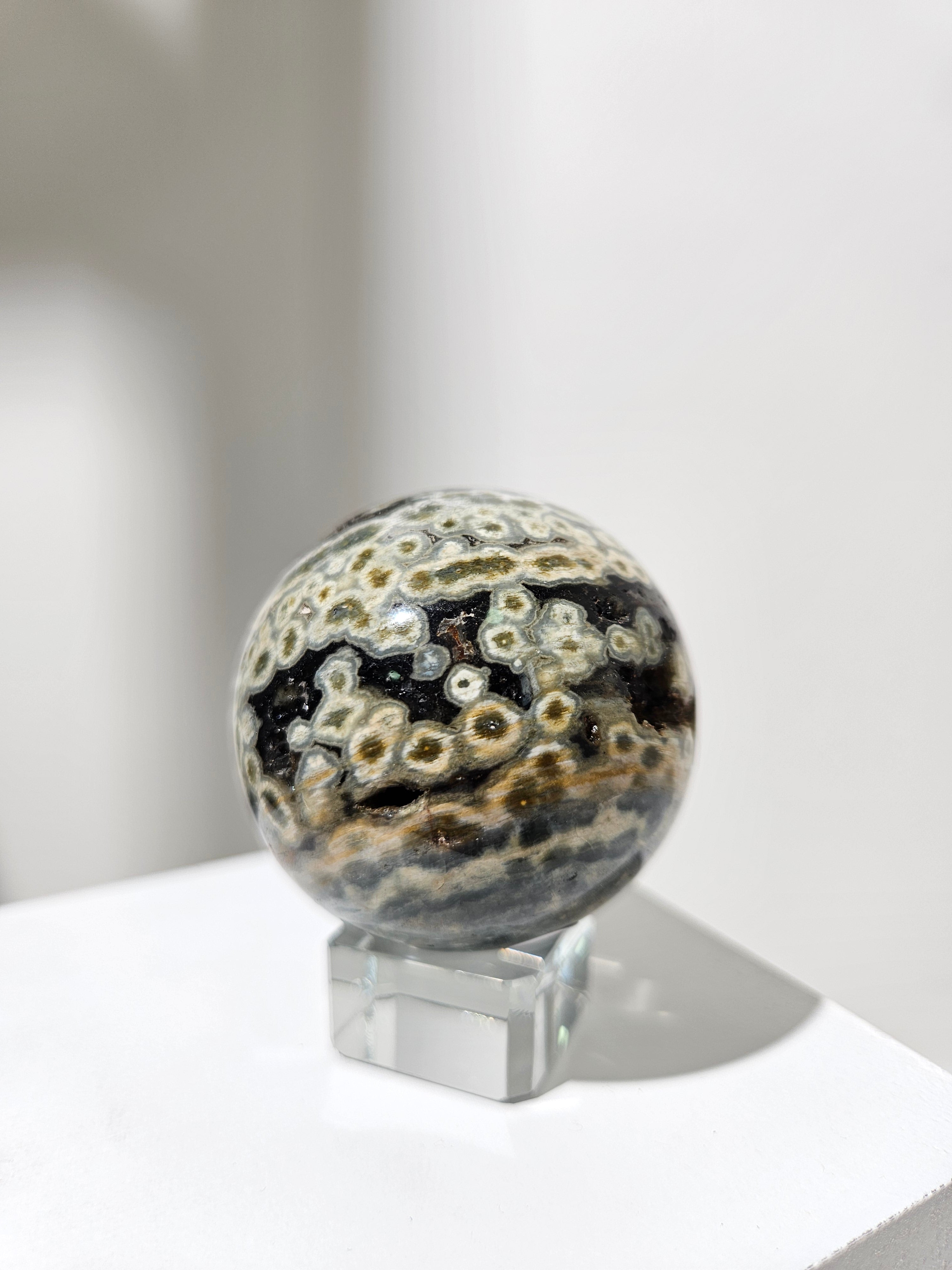 Sea Jasper Sphere 005