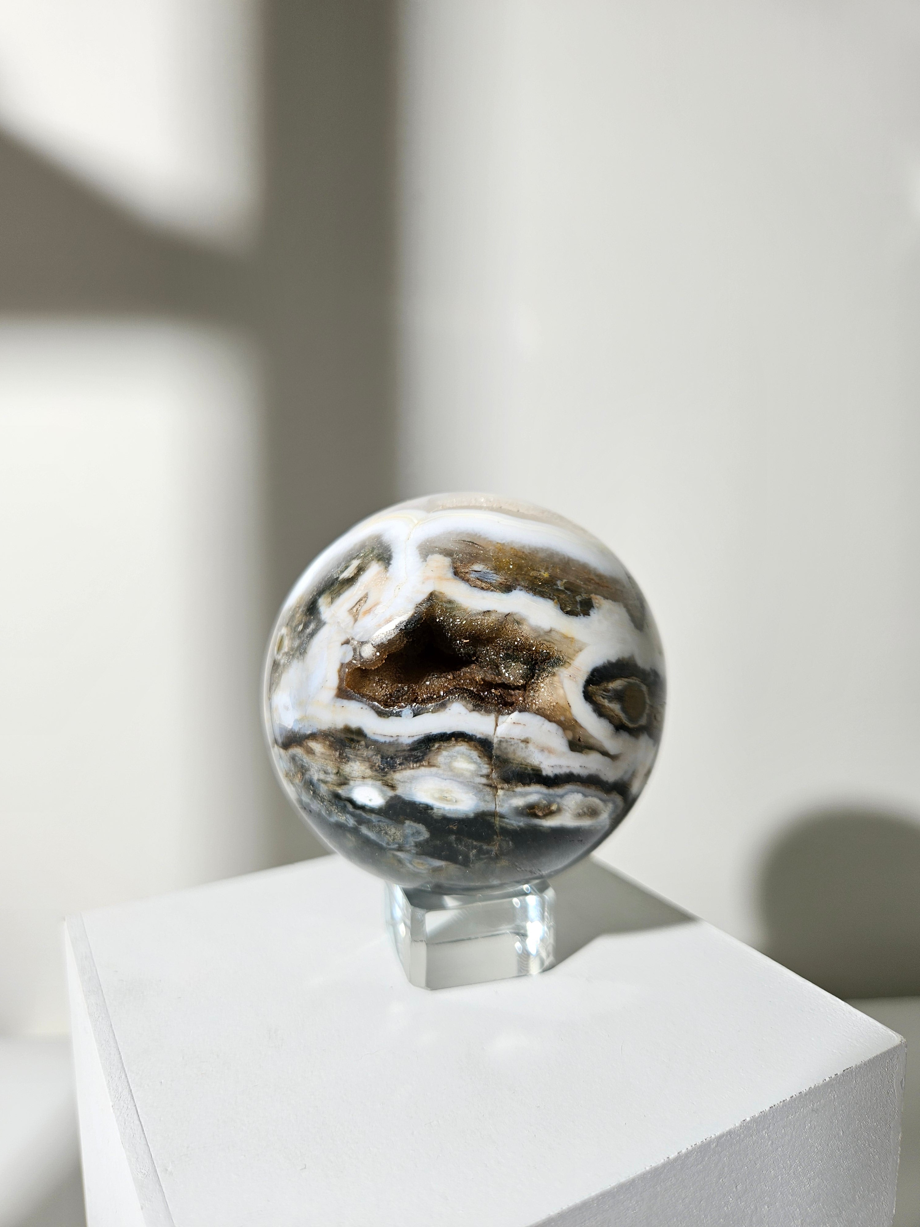 Sea Jasper Sphere 009