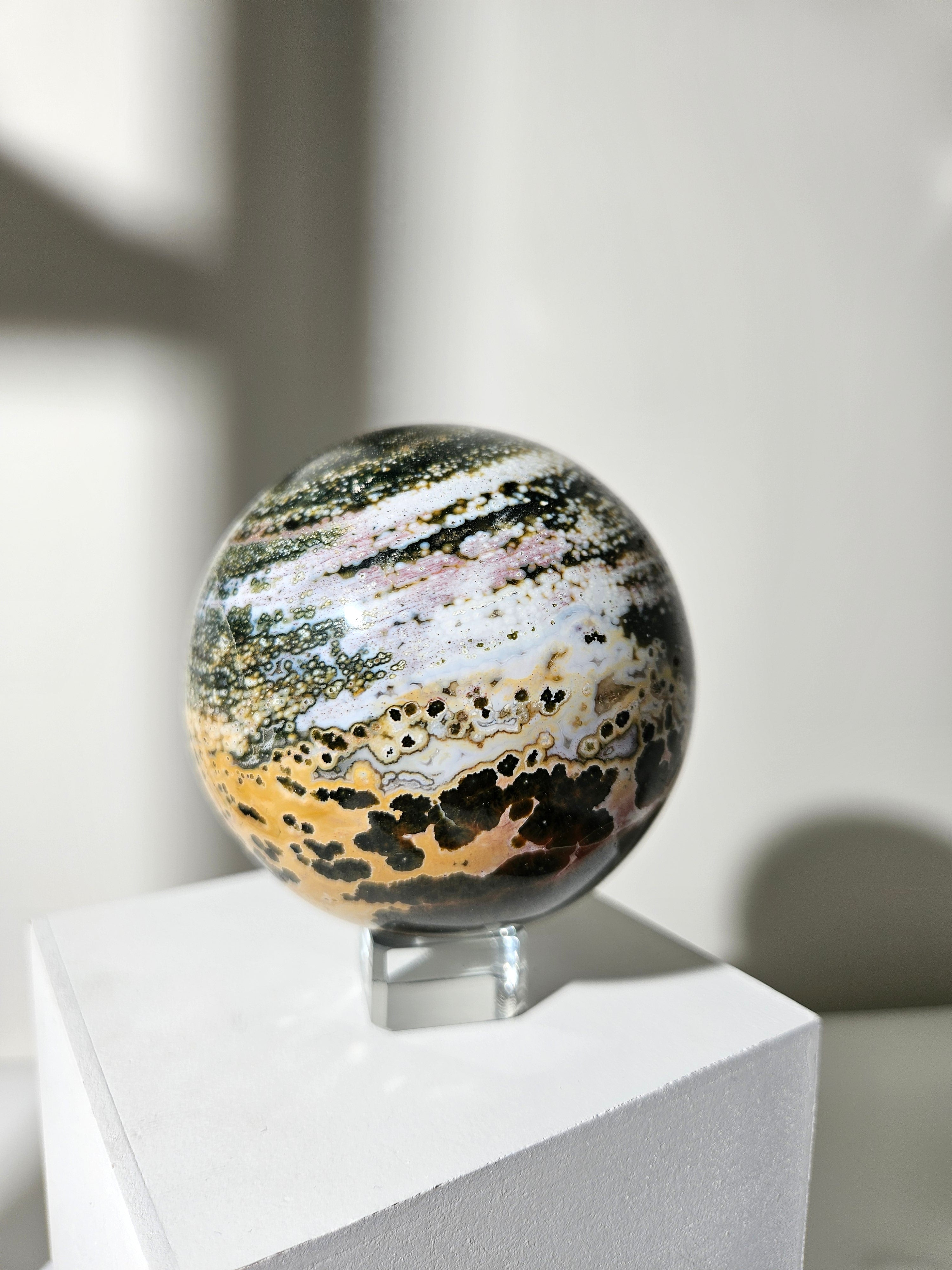 Sea Jasper Sphere 010