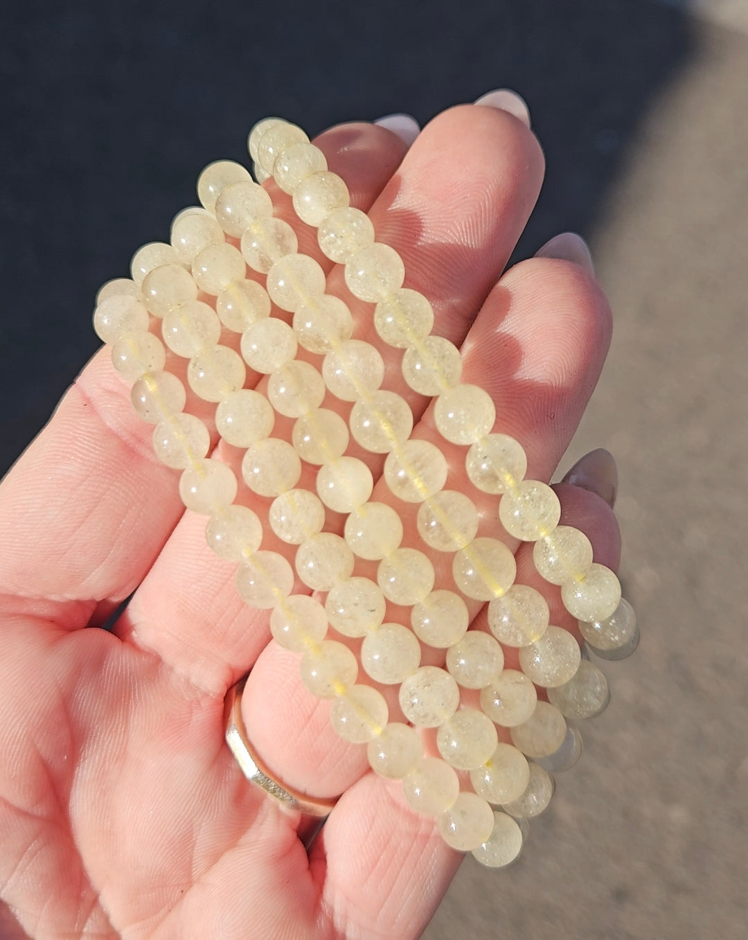 Libyan Desert Glass Bracelet 6mm | preorder